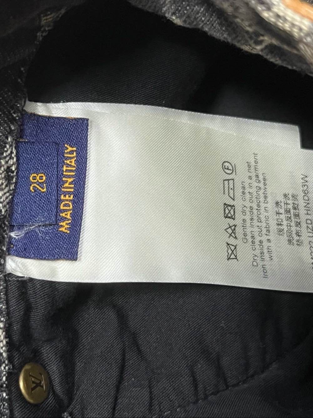 Louis Vuitton Louis Vuitton Monogram Denim Jeans Size 28 Size US 28 / EU 44 - 4 Thumbnail