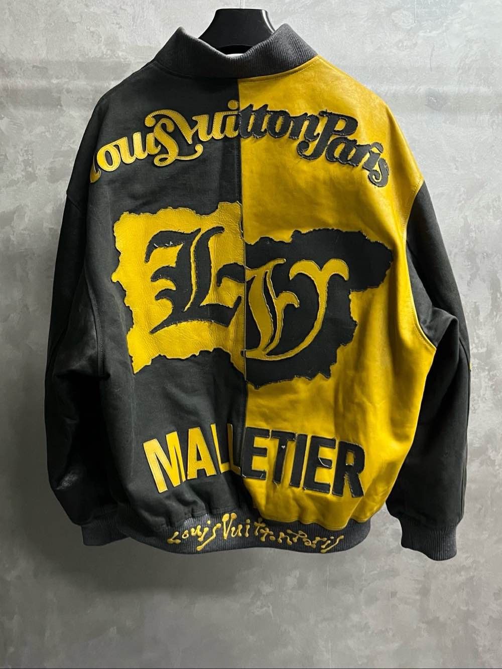 Louis Vuitton Louis Vuitton Split Varsity Leather Jacket Size 54 Size US L / EU 52-54 / 3 - 2 Thumbnail