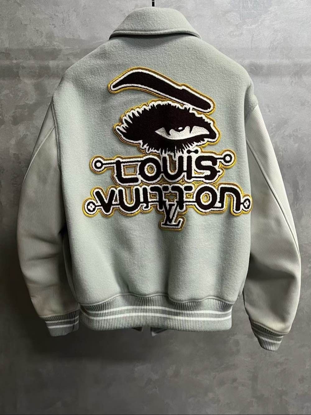 Louis Vuitton Louis Vuitton Eye Logo Varsity Jacket Size 50 Size US M / EU 48-50 / 2 - 2 Thumbnail