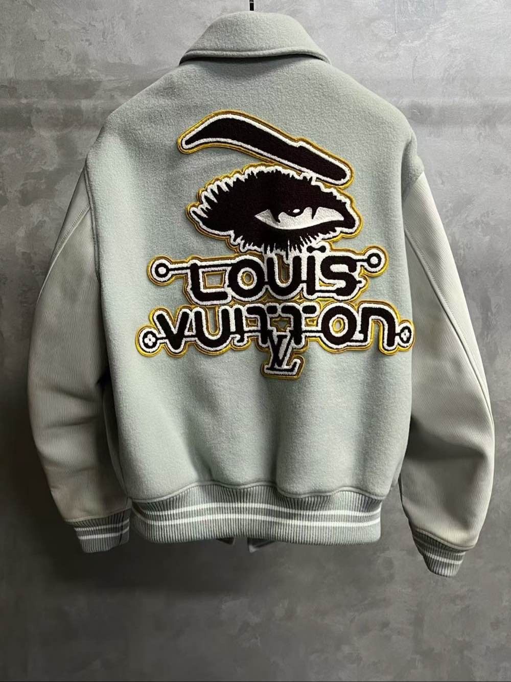 Louis Vuitton Louis Vuitton Craggy Patch Varsity Bomber Jacket Size 52 Size US L / EU 52-54 / 3 - 2 Thumbnail
