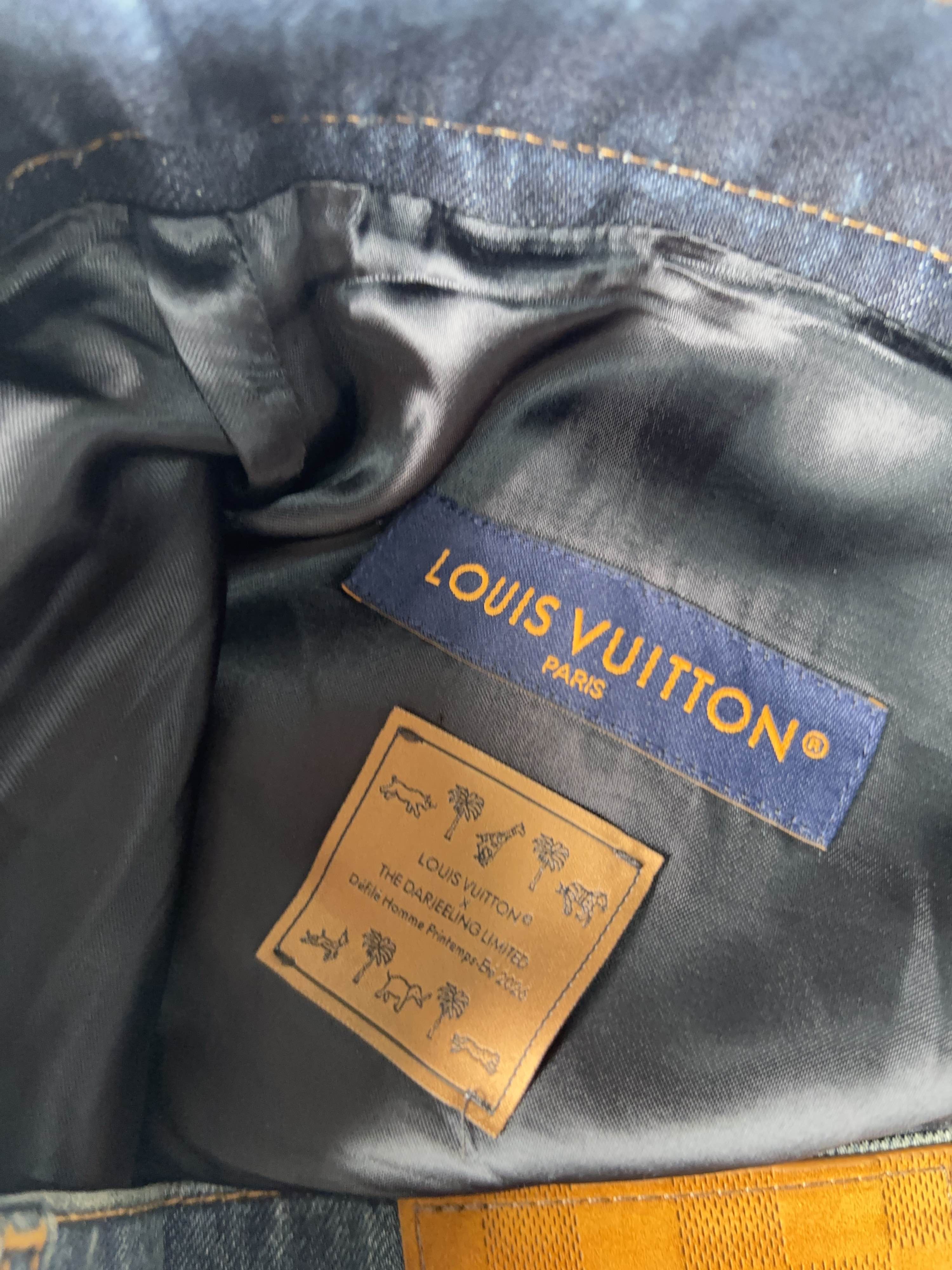 Louis Vuitton Louis Vuitton Animal Embroidery Denim Jeans Size 31 Size US 31 - 3 Thumbnail
