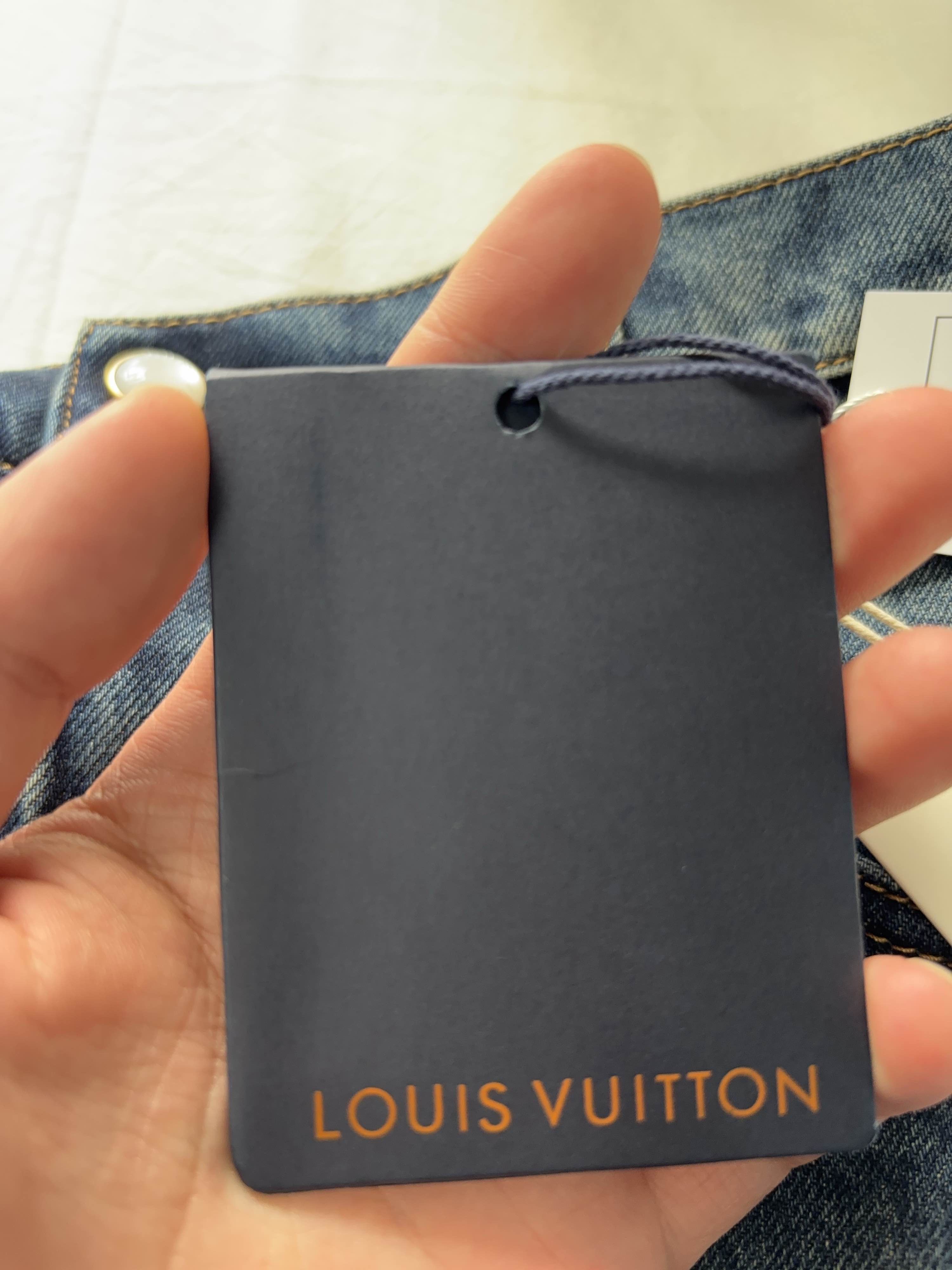 Louis Vuitton Louis Vuitton Animal Embroidery Denim Jeans Size 31 Size US 31 - 5 Thumbnail