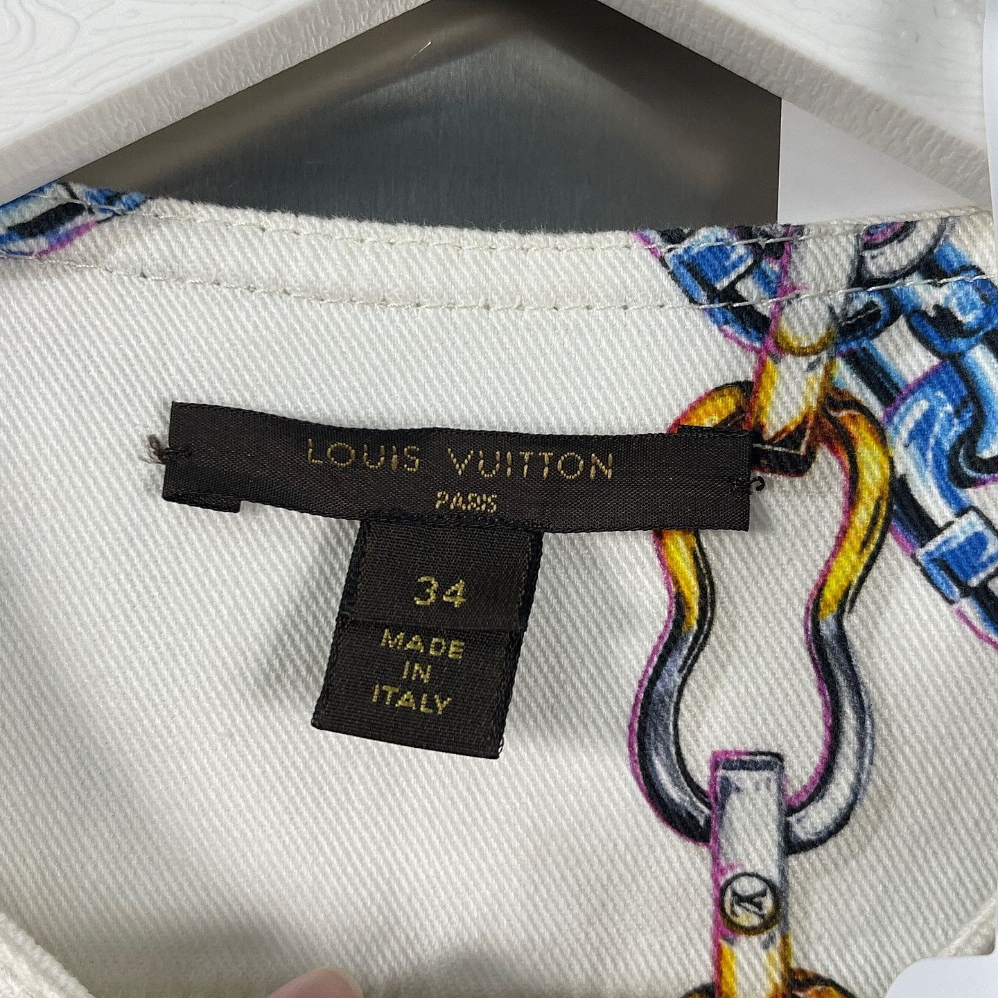 Louis Vuitton Louis Vuitton Chain Print Mini Dress Size 34 Size XS / US 0-2 / IT 36-38 - 3 Thumbnail