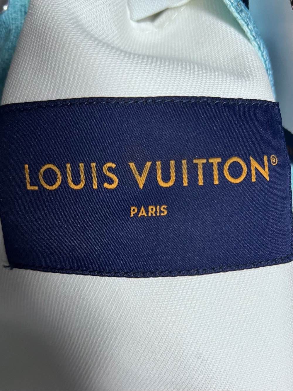 Louis Vuitton Louis Vuitton Spray Effect Denim Jacket Size 52 Size US L / EU 52-54 / 3 - 3 Thumbnail