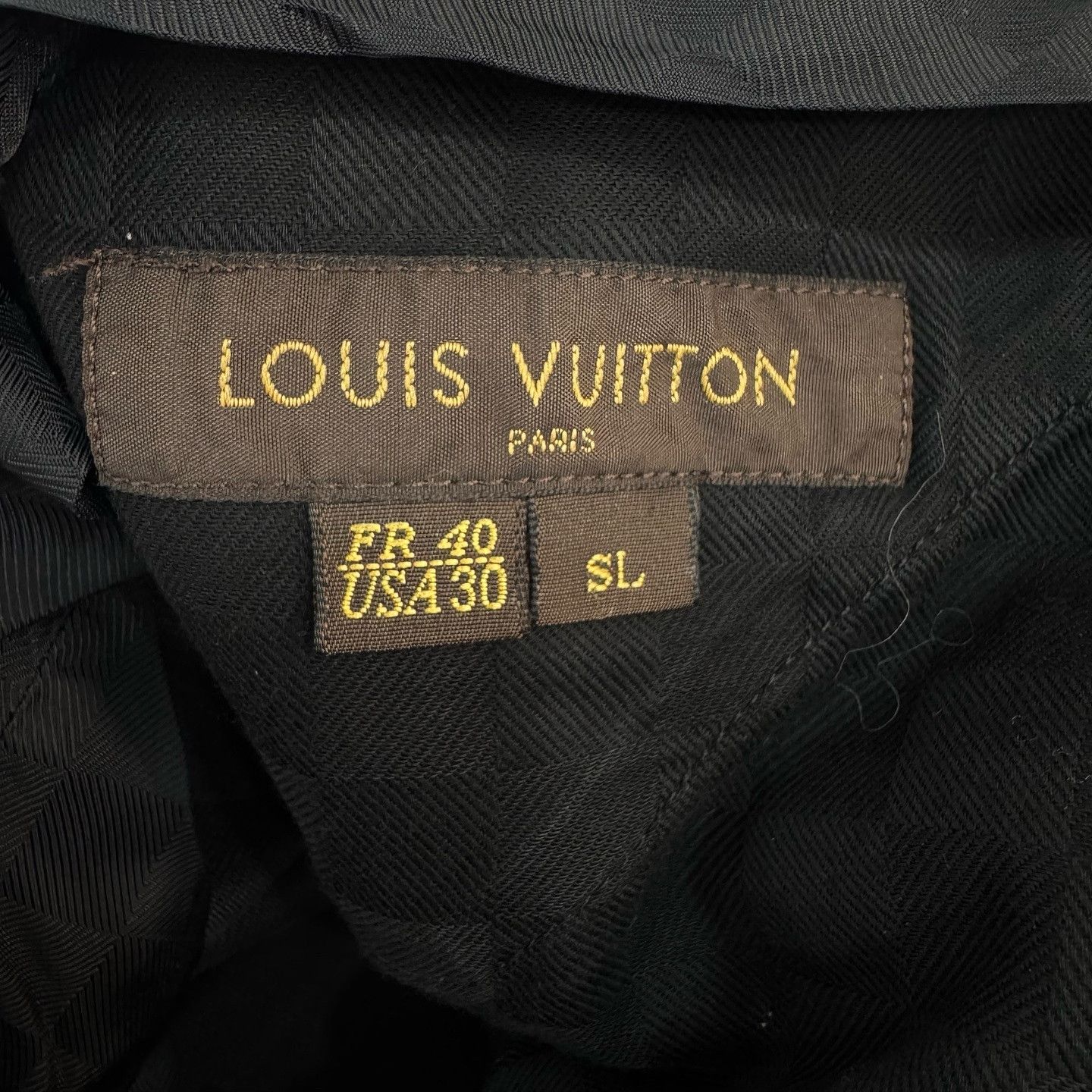 Louis Vuitton Louis Vuitton Black Denim Jeans Size 30 Size US 40 / EU 56 - 3 Thumbnail