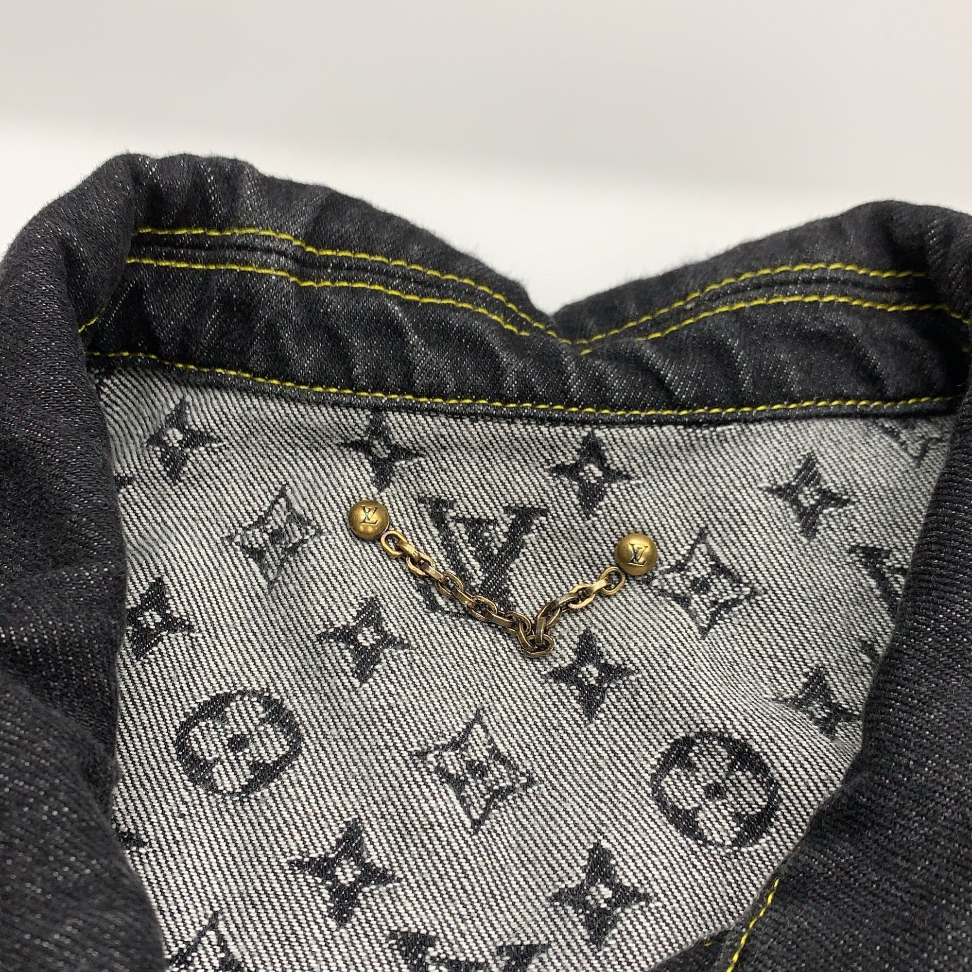 Louis Vuitton Louis Vuitton Monogram Patchwork Denim Jacket Size 48 Size US M / EU 48-50 / 2 - 5 Thumbnail