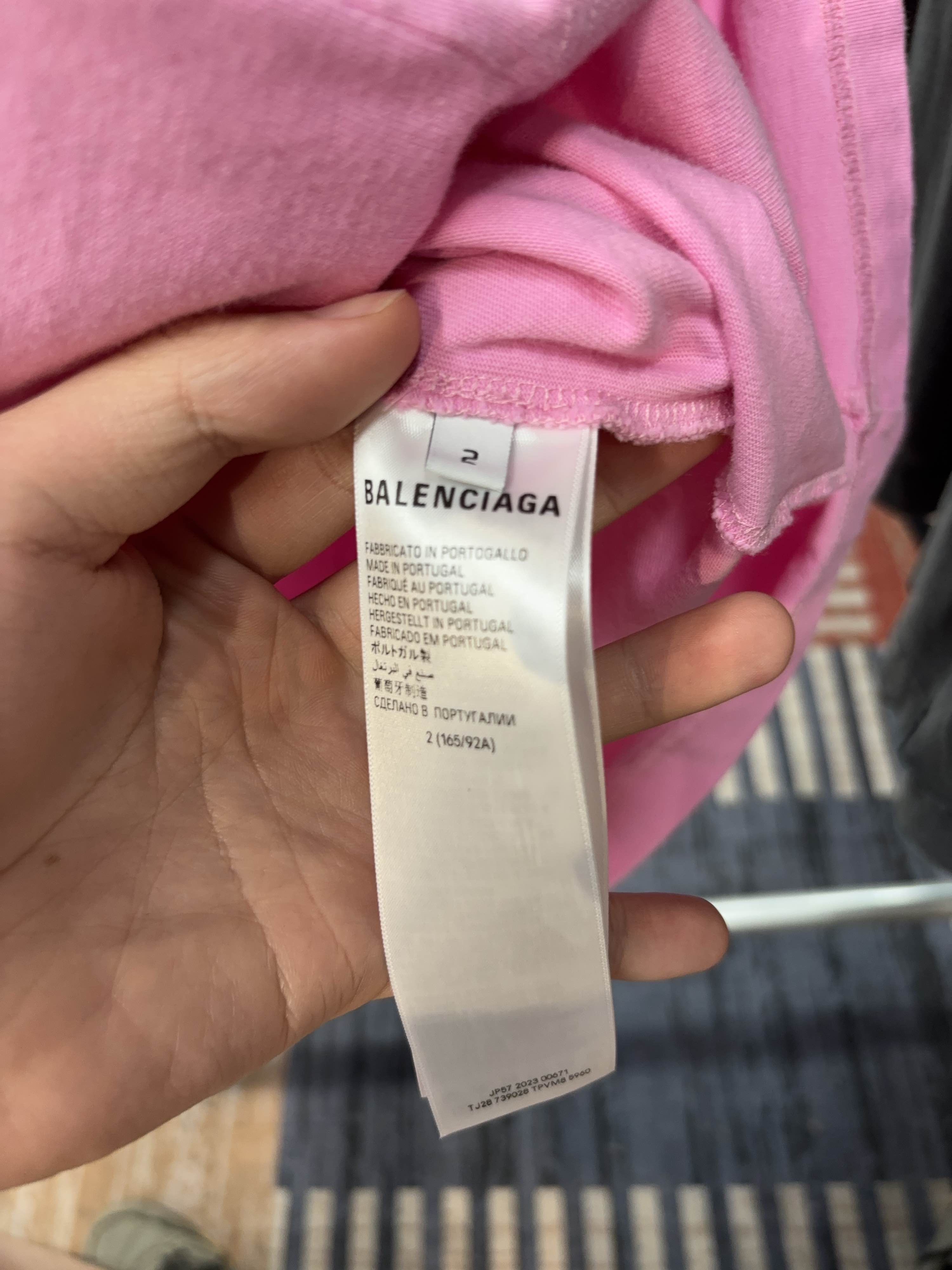 Balenciaga Balenciaga Graphic Print T-Shirt Pink Size 2 Size US M / EU 48-50 / 2 - 4 Thumbnail