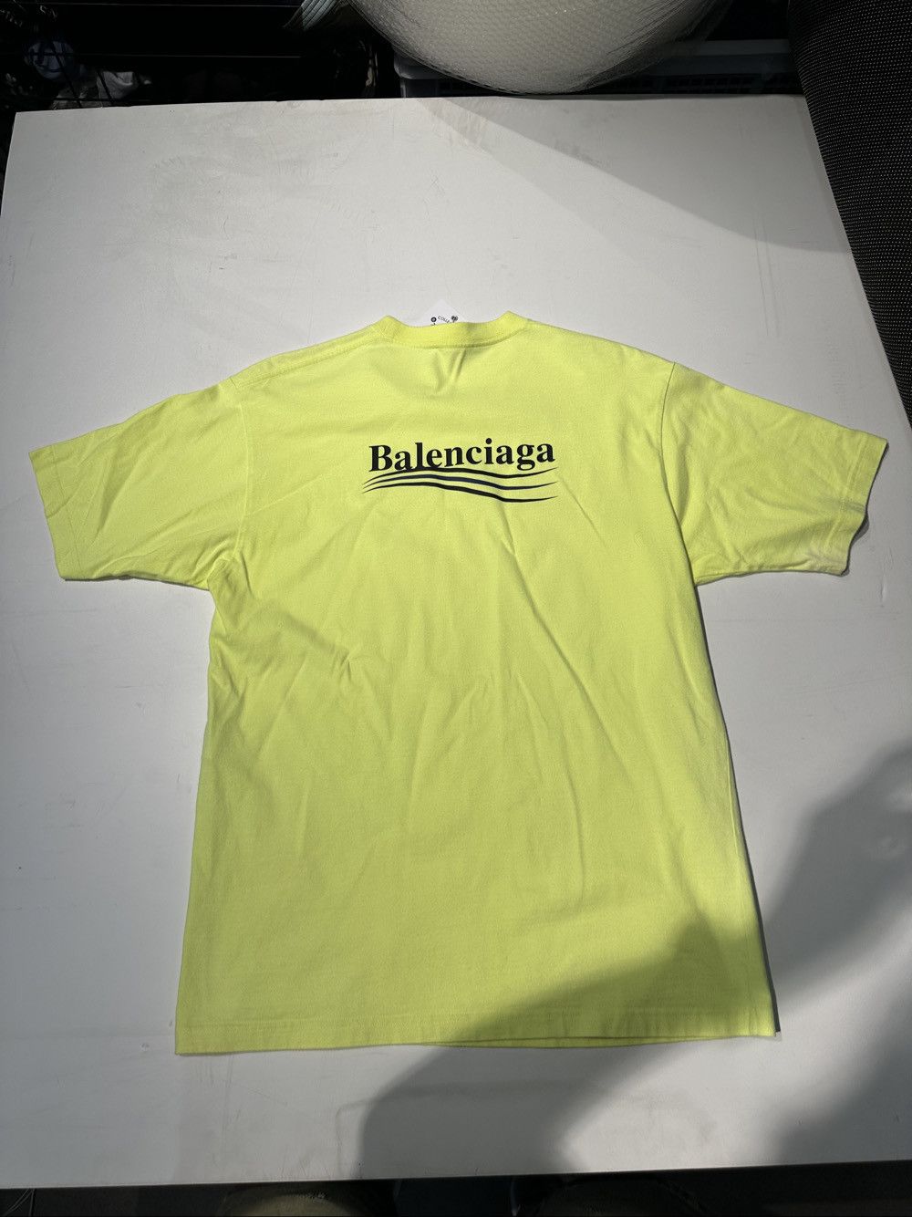 Balenciaga Balenciaga Wave Logo T-Shirt Size XXS Size US XXS / EU 40 - 2 Thumbnail