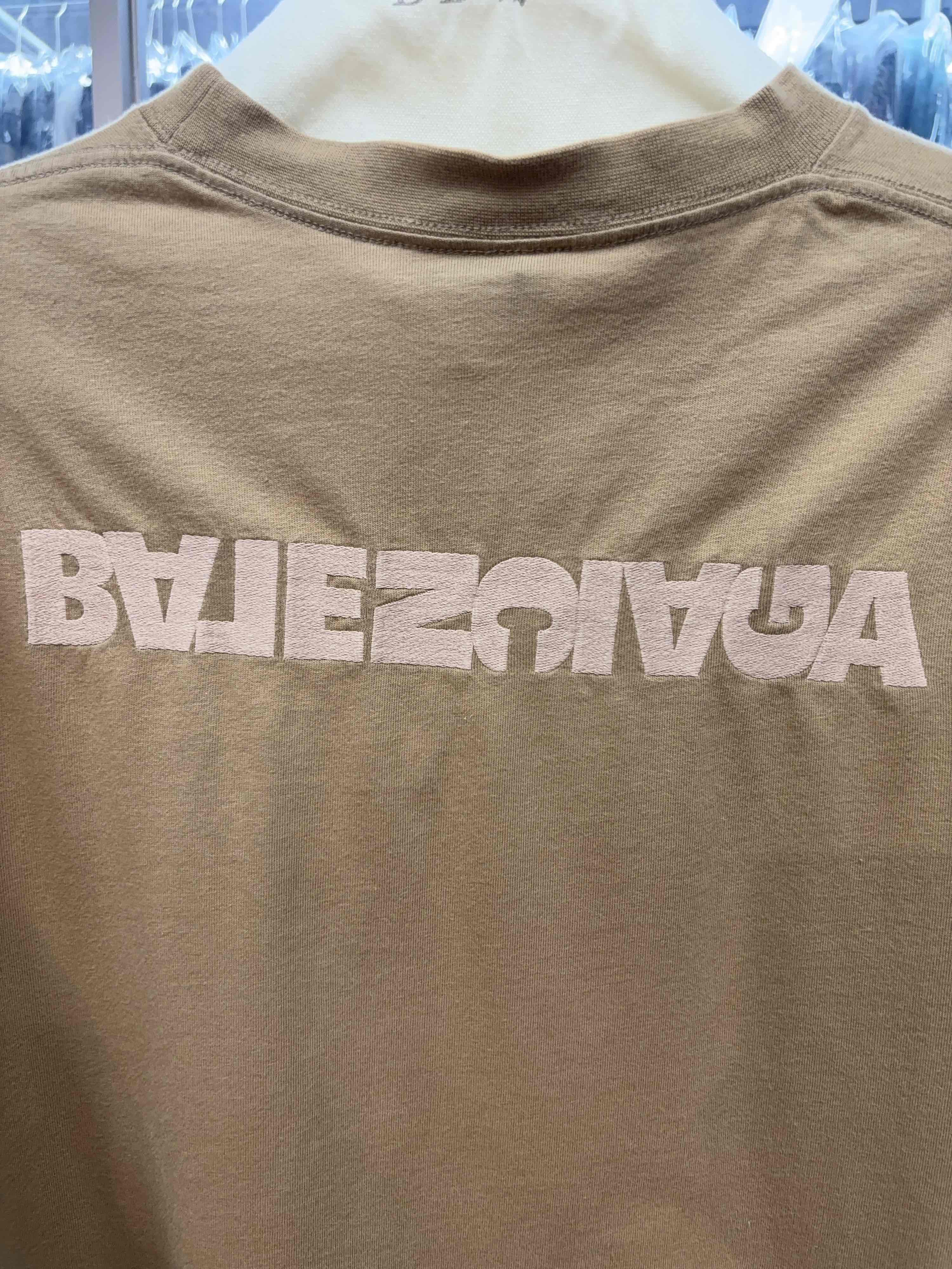 Balenciaga Balenciaga Logo Print T-Shirt Size M Size US M / EU 48-50 / 2 - 10 Thumbnail