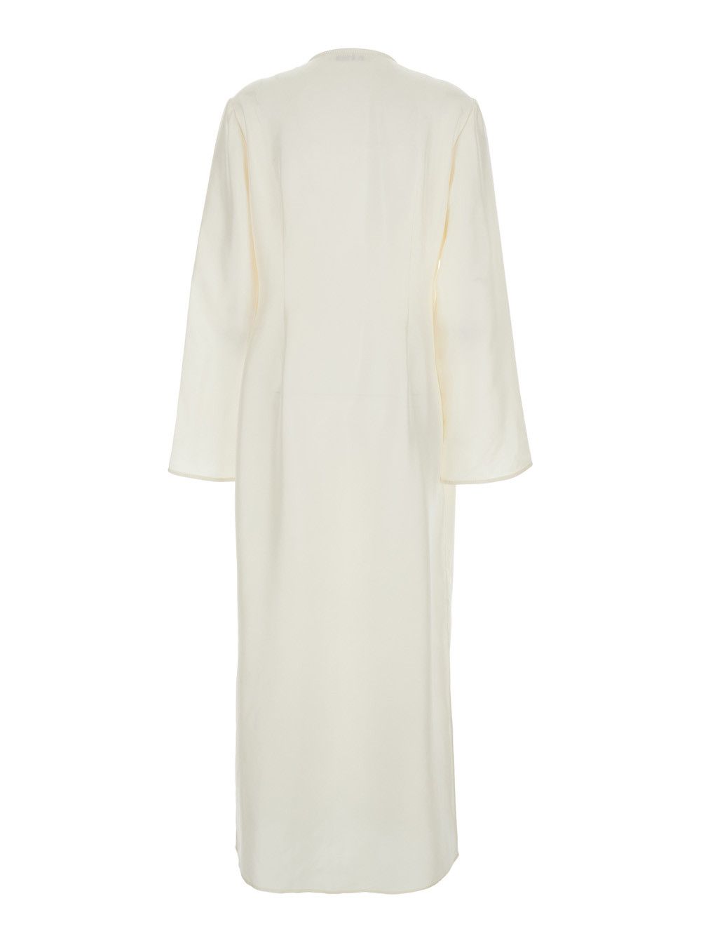 Rohe Long Dress 'Mandarin' in White Silk for Women Size S / US 4 / IT 40 - 2 Thumbnail