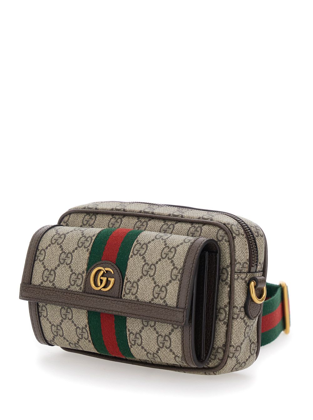 Gucci Beige Crossbody bag 'OPHIDIA' with GG Detail on Front in Leather for Men Size ONE SIZE - 2 Thumbnail