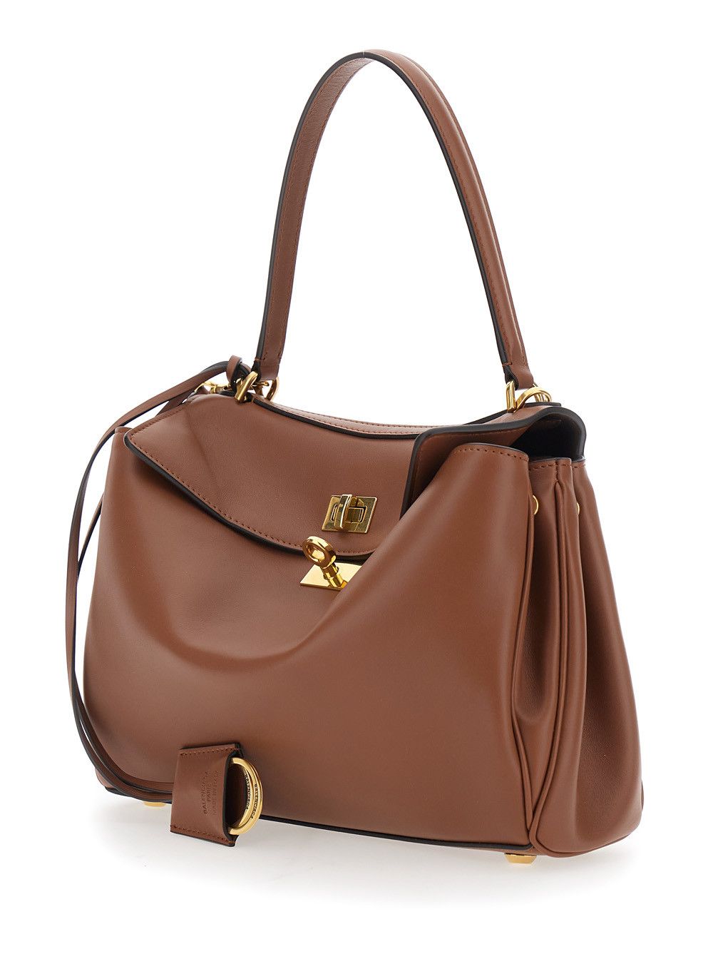 Balenciaga Shoulder Bag 'RODEO TOP HANDLE SMALL NATURAL SMOOTH CALF' with Top Handle in Brown Leather for Women Size ONE SIZE - 2 Thumbnail