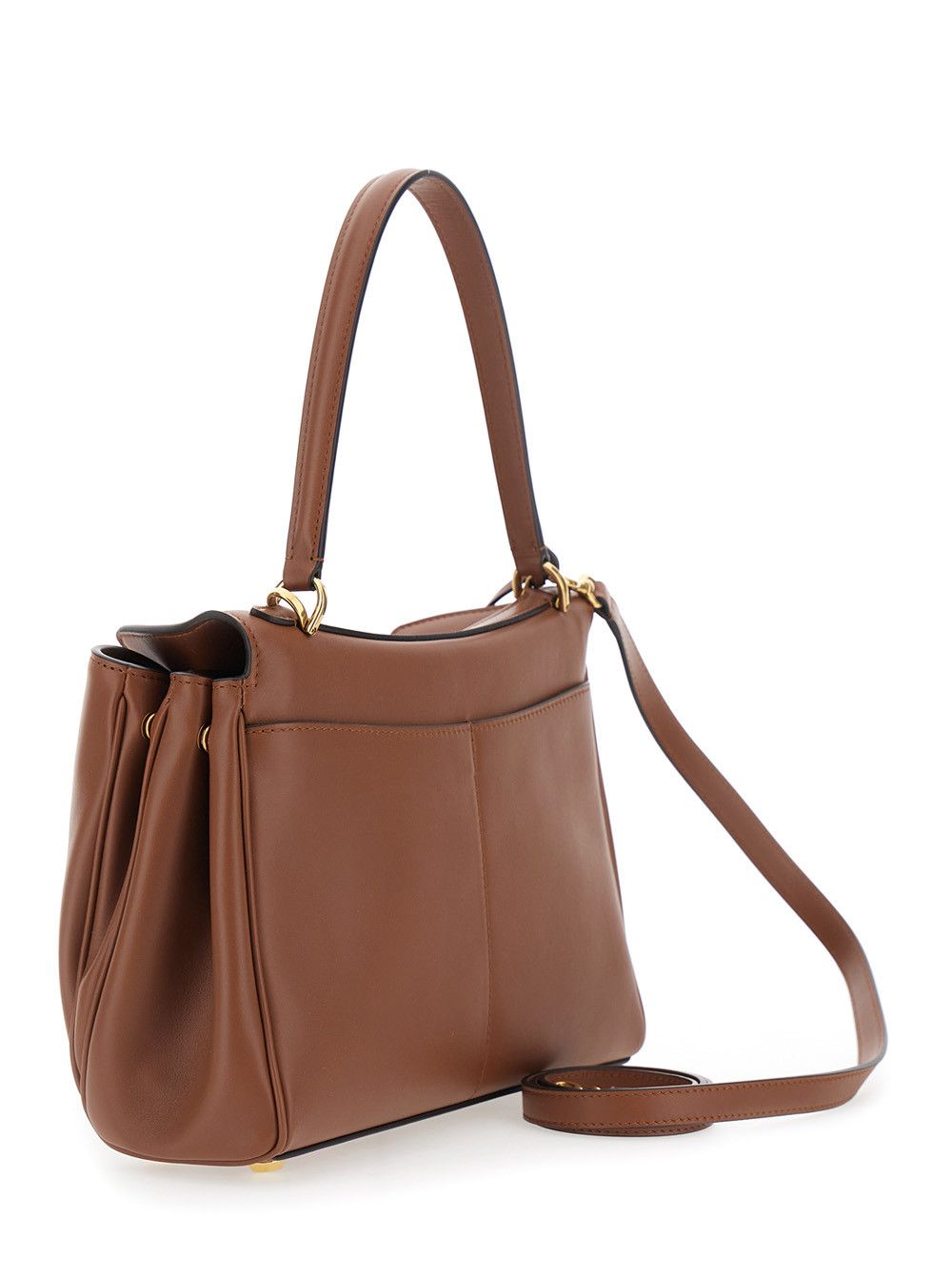 Balenciaga Shoulder Bag 'RODEO TOP HANDLE SMALL NATURAL SMOOTH CALF' with Top Handle in Brown Leather for Women Size ONE SIZE - 3 Thumbnail