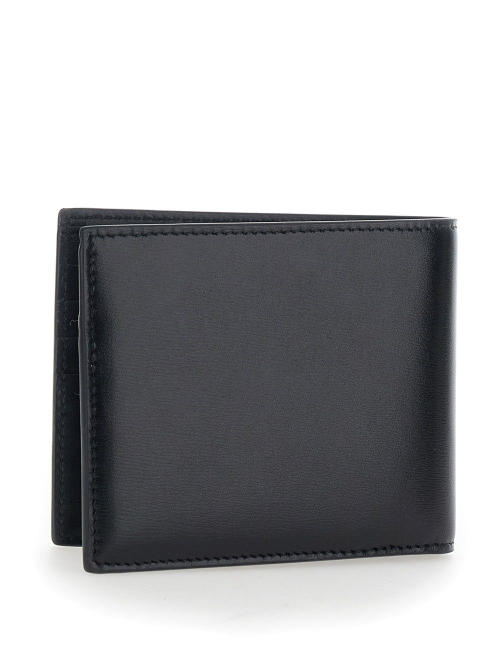 Fendi Wallet 'BIFOLD + COIN' with Elegant Details in Black Leather for Women Size ONE SIZE - 3 Thumbnail