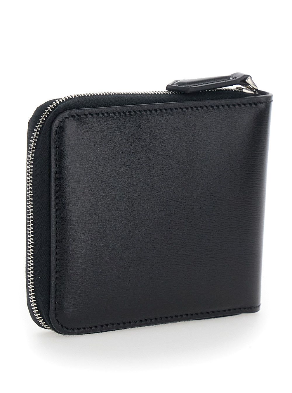 Fendi Black Card Holder with Zip Closure in Leather Woman Size ONE SIZE - 3 Thumbnail