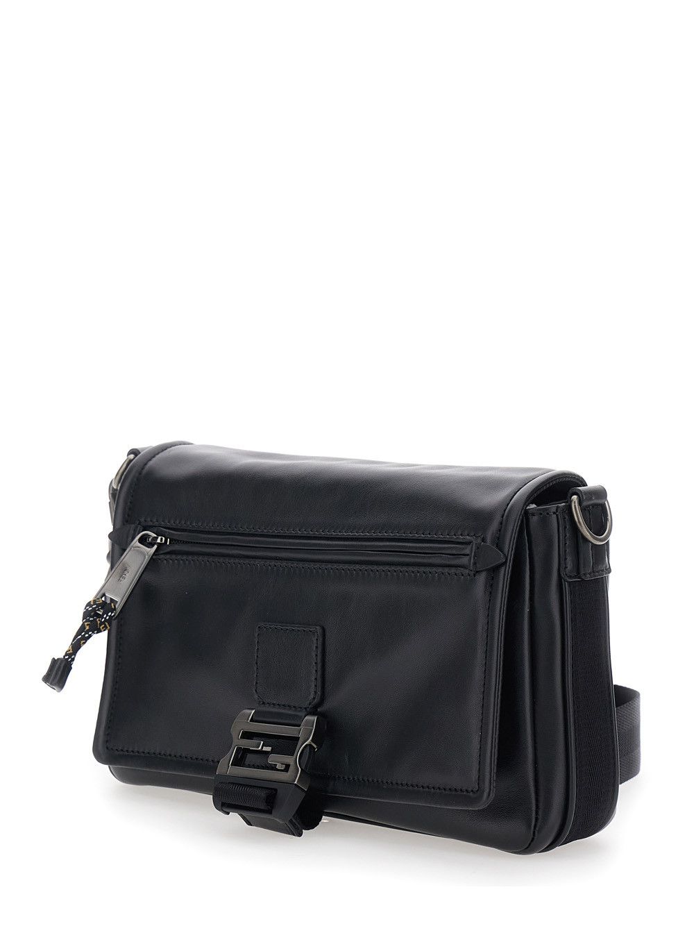 Fendi 'FLUX' Black Crossbody bag with Nappa Details for Women Size ONE SIZE - 2 Thumbnail