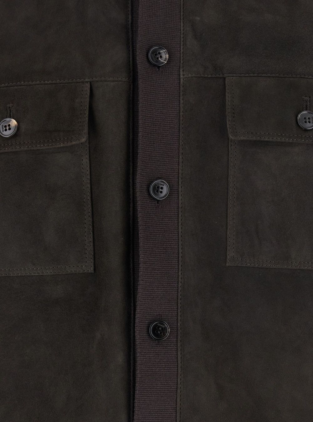 Gucci Brown Jacket with Front Closure and Front Pockets In Leather for Men Size US XL / EU 56 / 4 - 3 Thumbnail