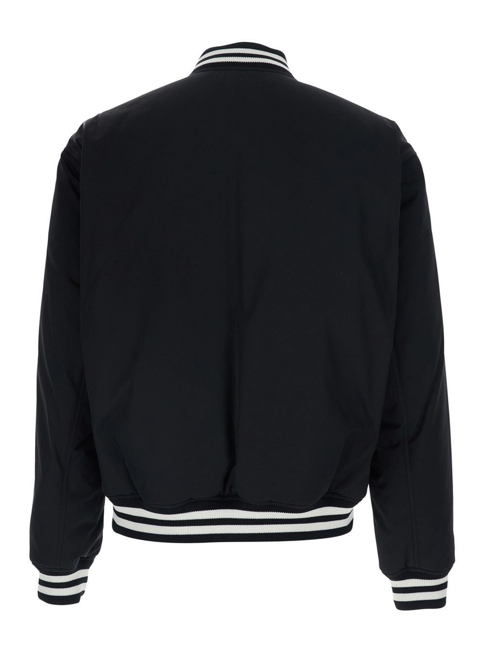 Gucci Black Reversible Jacket with Contrasting Details and Bomber Collar in Tech Fabric for Men Size US L / EU 52-54 / 3 - 2 Thumbnail