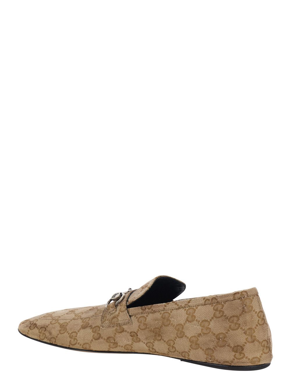 Gucci 'Edgar' Beige Loafers with Horsebit Plaque on the Front in GG Leather for Men Size US 11 / EU 44 - 3 Thumbnail