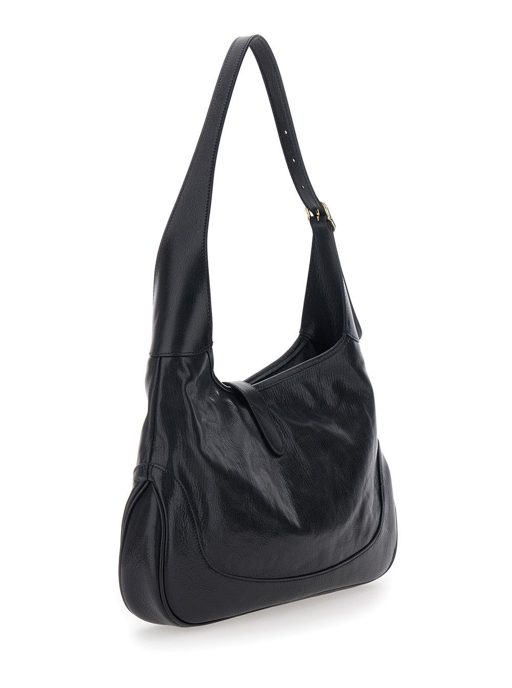 Gucci Shoulder Bag 'Jackie' with Strap and Front Closure in Black Leather for Women Size ONE SIZE - 3 Thumbnail