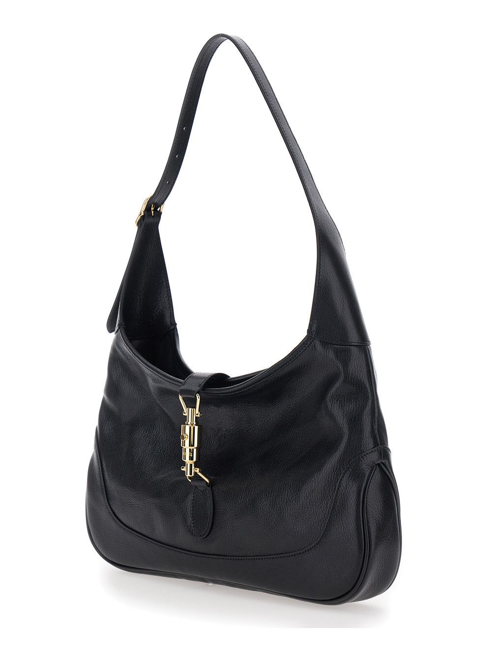 Gucci Shoulder Bag 'Jackie' with Strap and Front Closure in Black Leather for Women Size ONE SIZE - 2 Thumbnail