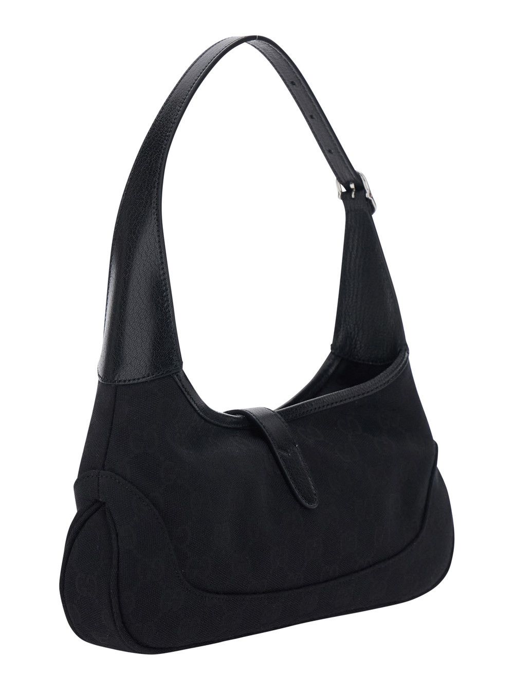 Gucci Shoulder Bag 'Jackie' with Strap and Front Closure in Black GG Fabric for Women Size ONE SIZE - 3 Thumbnail