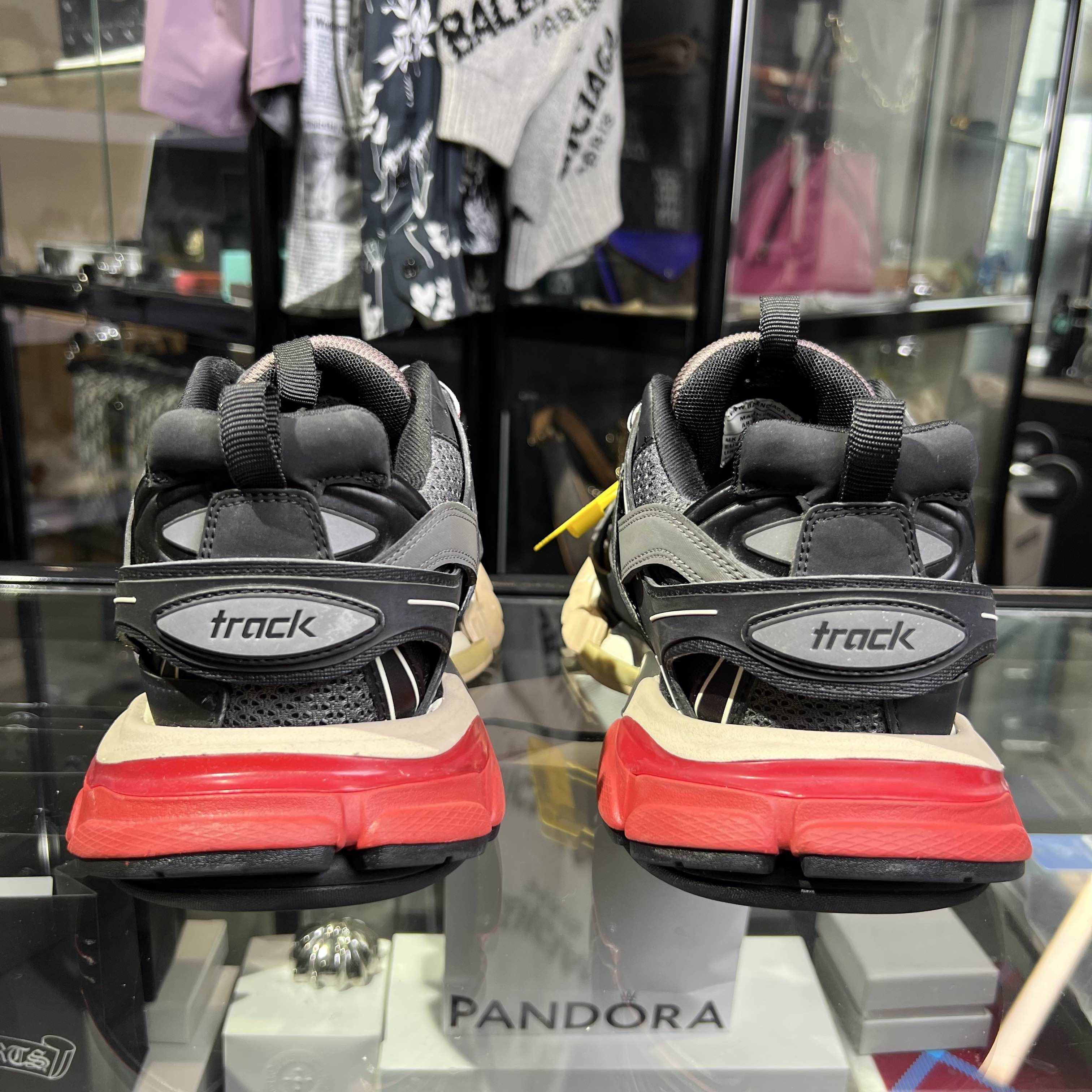 Balenciaga Balenciaga Track Sneakers Black Red Size 8 Size US 8 / EU 41 - 3 Thumbnail