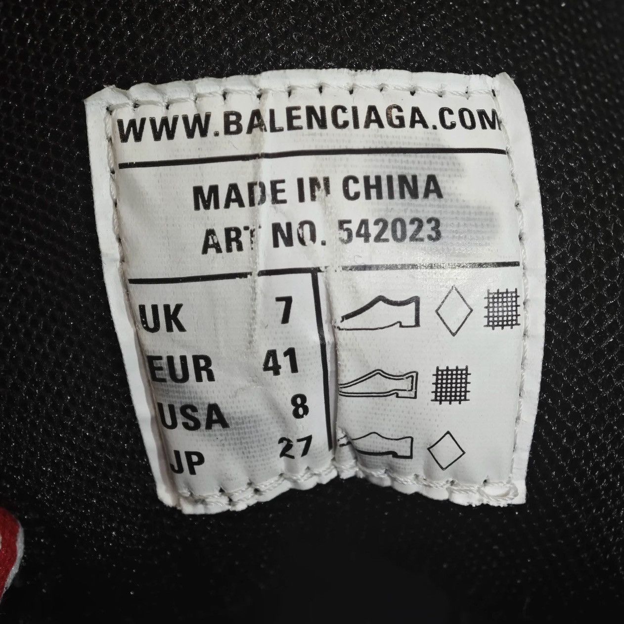 Balenciaga Balenciaga Track Sneakers Black Red Size 8 Size US 8 / EU 41 - 5 Thumbnail
