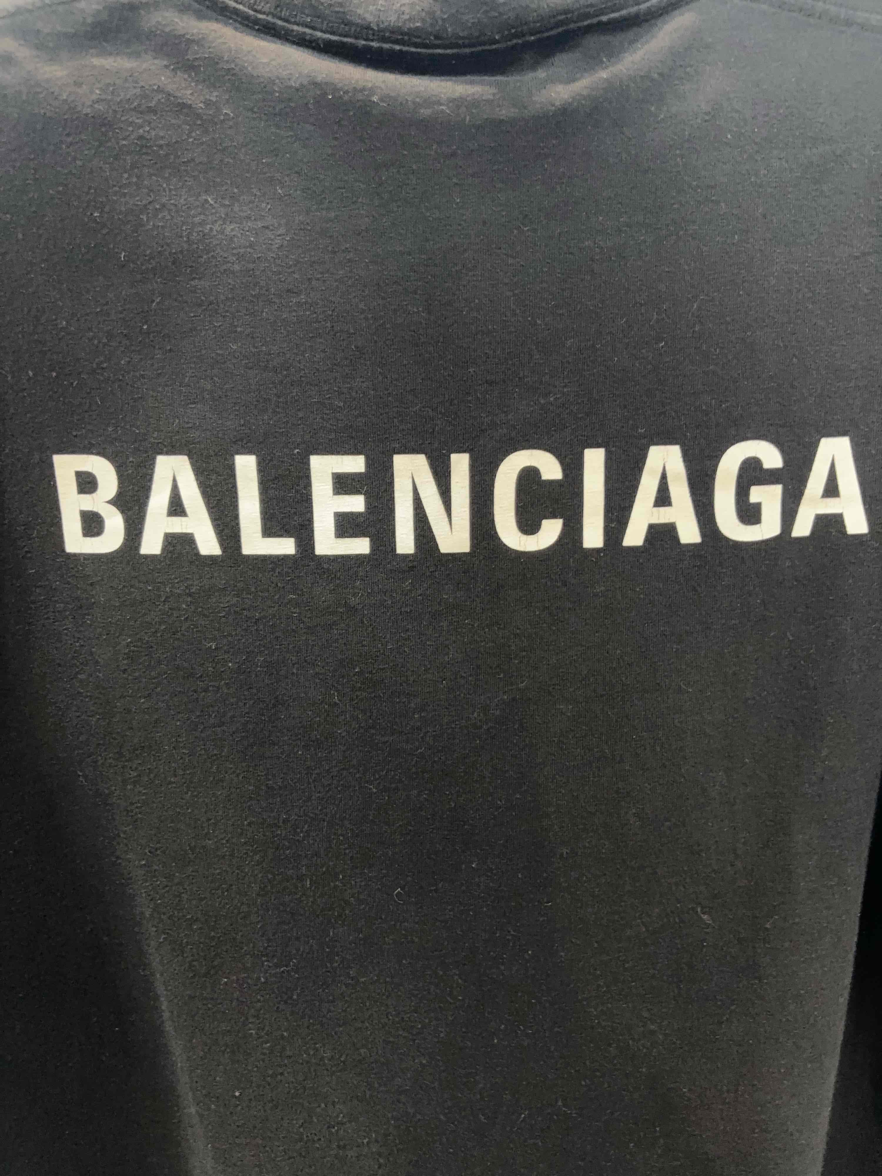 Balenciaga Balenciaga Logo Print T-Shirt Size L Size US L / EU 52-54 / 3 - 9 Thumbnail