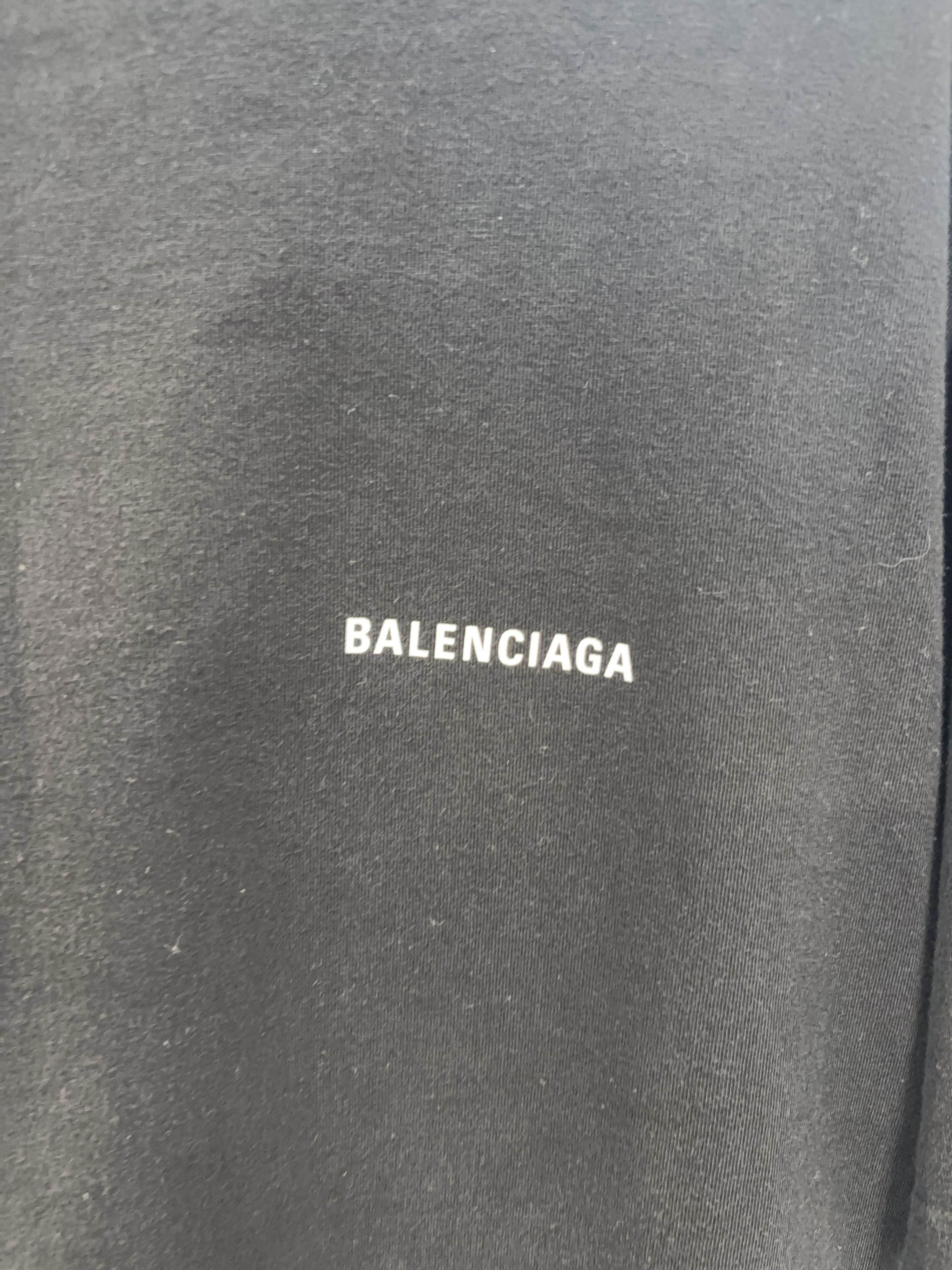 Balenciaga Balenciaga Logo Print T-Shirt Size L Size US L / EU 52-54 / 3 - 5 Thumbnail
