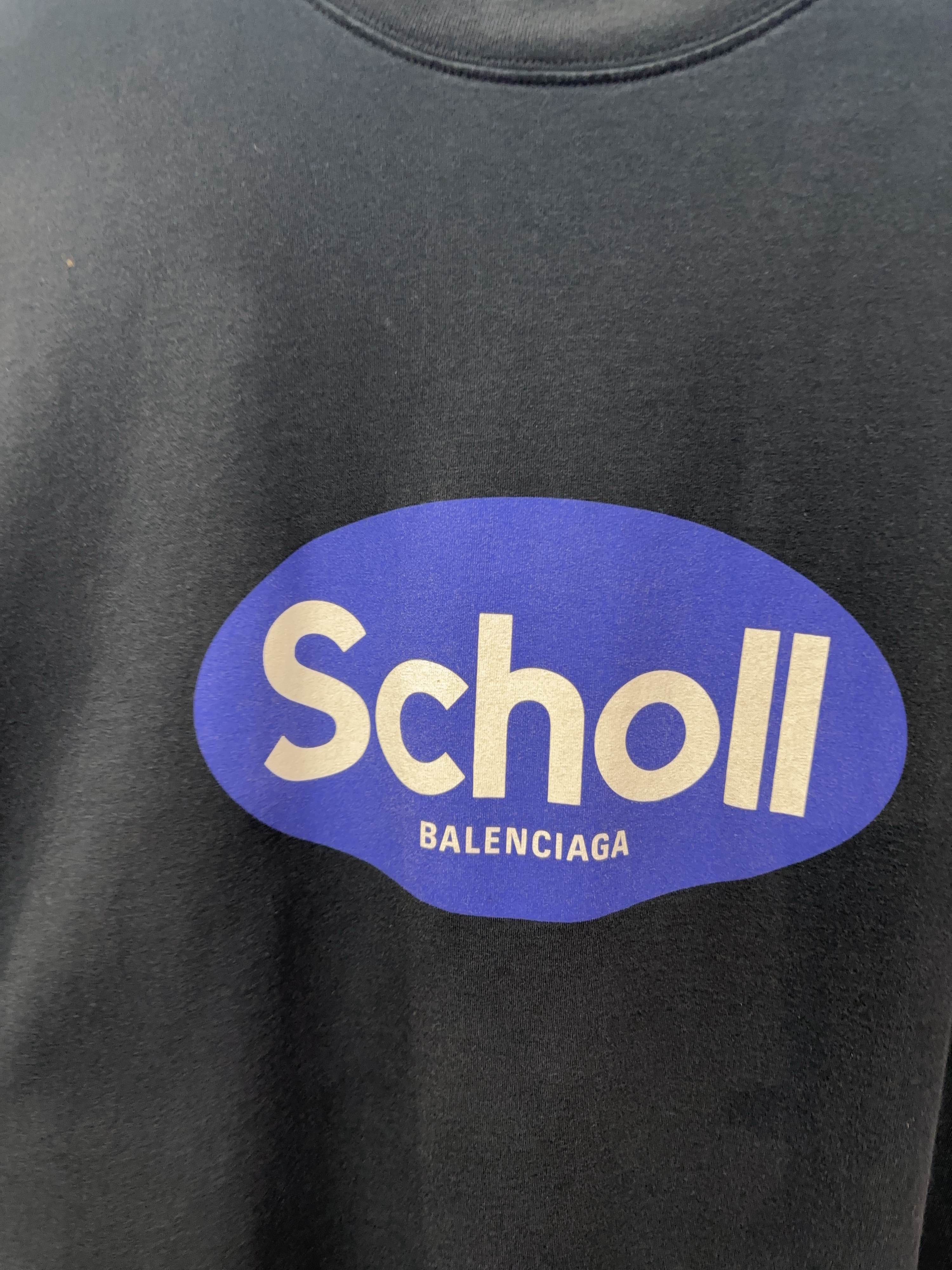 Balenciaga Balenciaga Scholl Graphic T-Shirt L Size US L / EU 52-54 / 3 - 6 Thumbnail