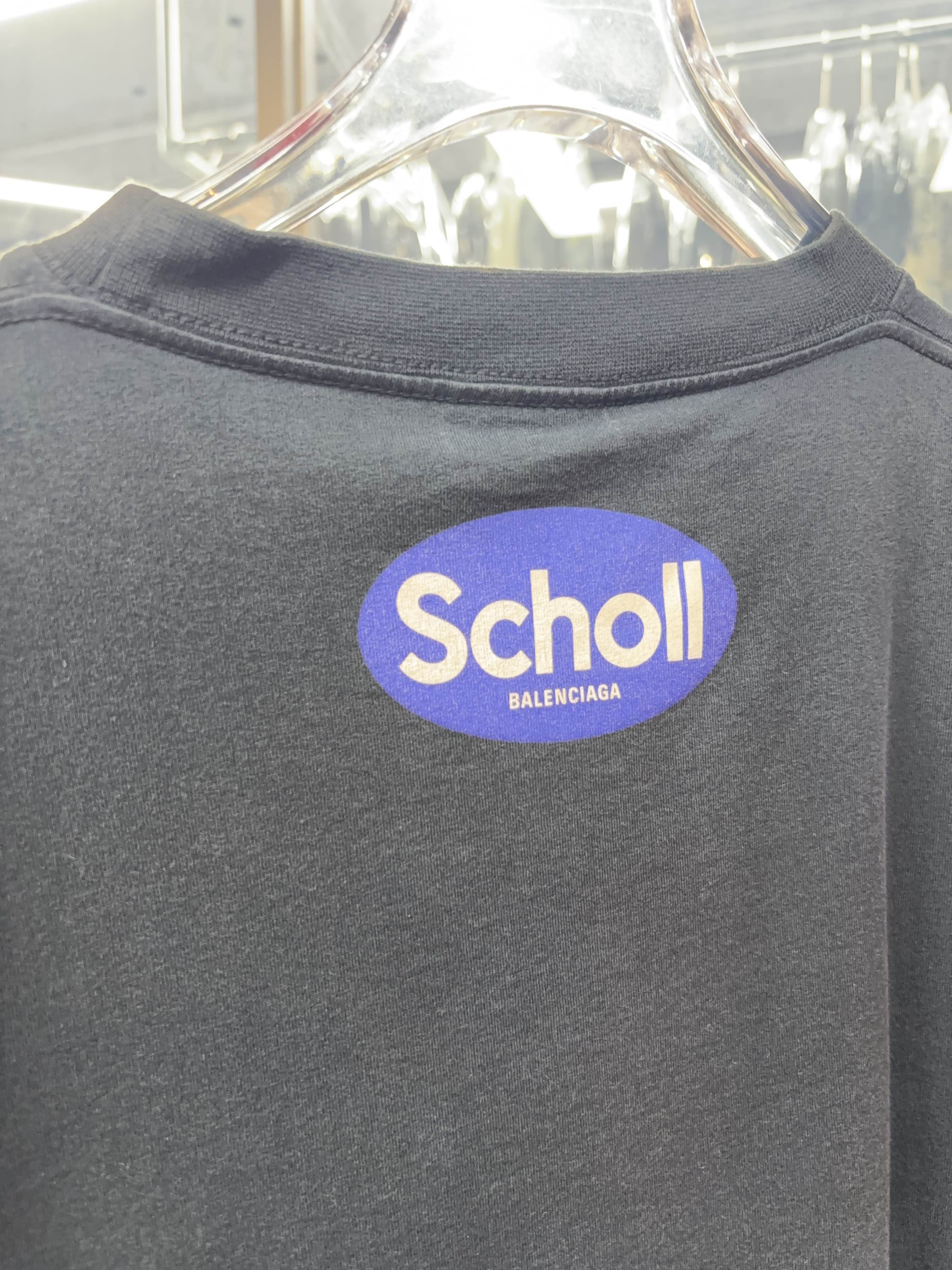 Balenciaga Balenciaga Scholl Graphic T-Shirt L Size US L / EU 52-54 / 3 - 9 Thumbnail