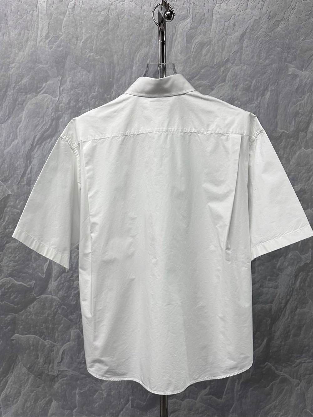 Balenciaga Balenciaga Logo Embroidered Poplin Shirt White Size S Size US S / EU 44-46 / 1 - 2 Thumbnail