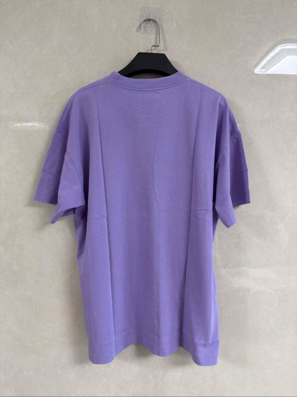 Balenciaga Balenciaga Purple Logo T-Shirt Size L Size US L / EU 52-54 / 3 - 2 Thumbnail