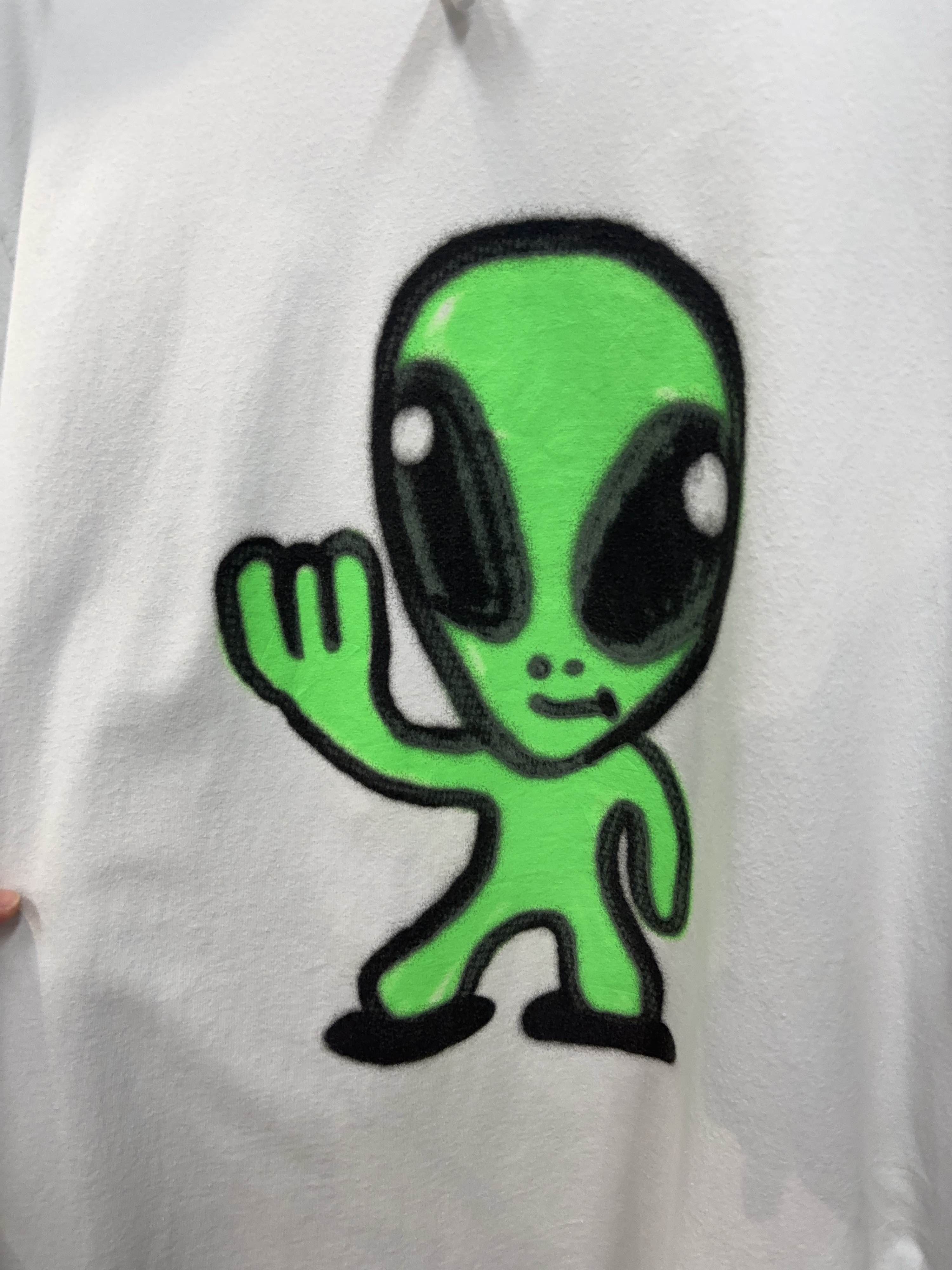 Balenciaga Balenciaga Alien Print T-Shirt US M Size US M / EU 48-50 / 2 - 5 Thumbnail