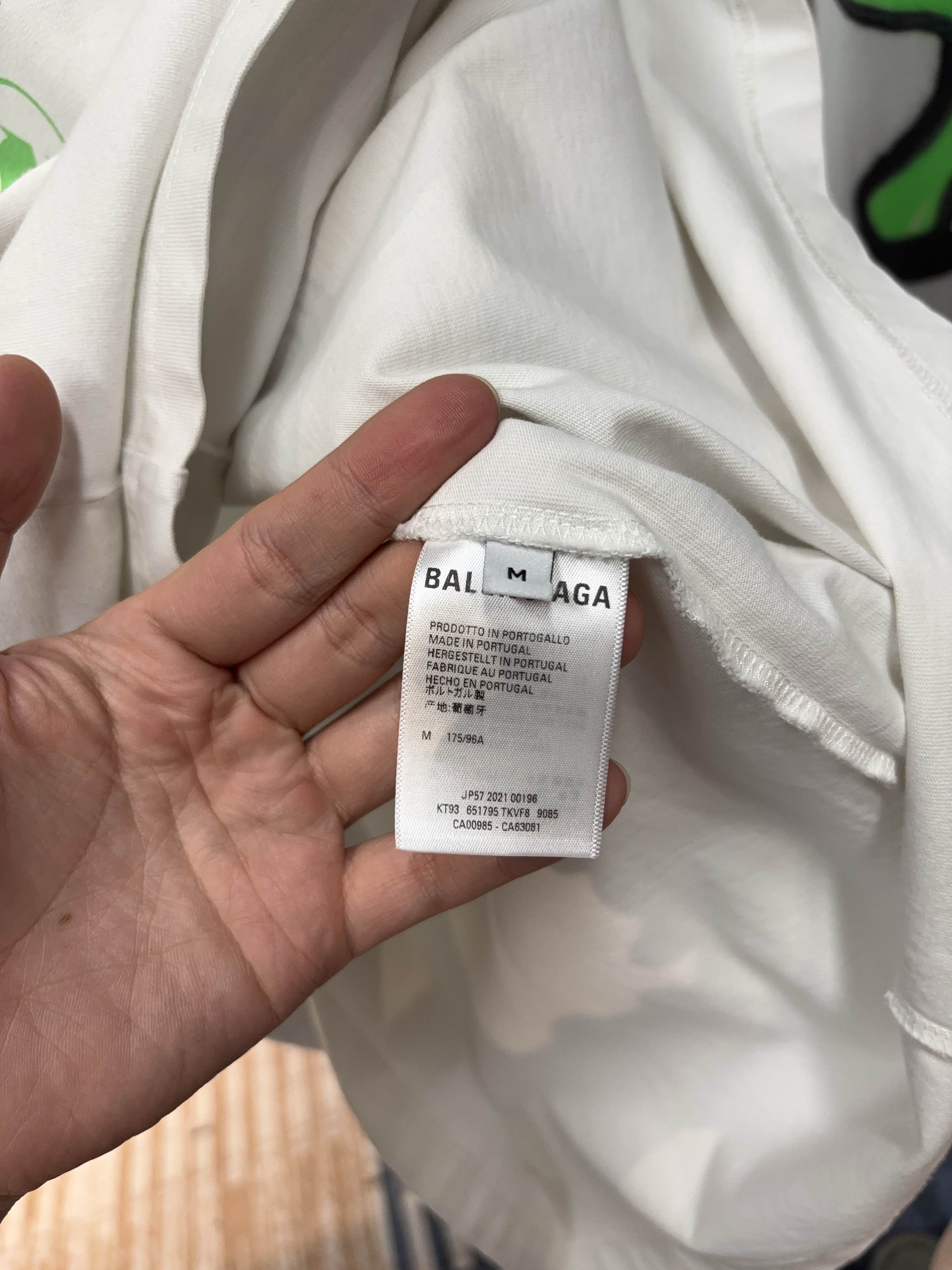 Balenciaga Balenciaga Paris Print Short Sleeve T-Shirt Size M Size US M / EU 48-50 / 2 - 4 Thumbnail