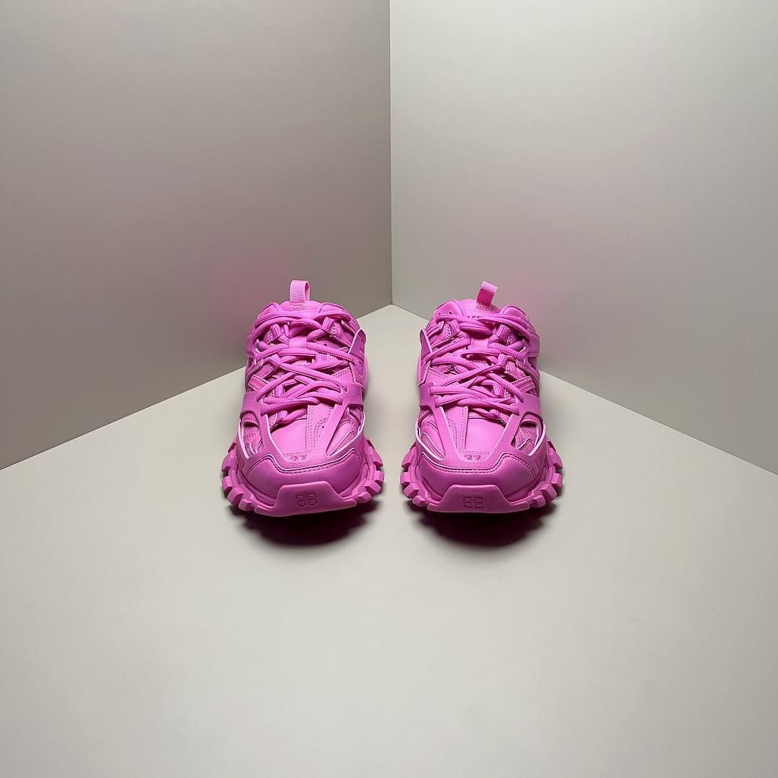 Balenciaga Balenciaga Pink Track Mules Size 37 Size US 7 / IT 37 - 2 Thumbnail