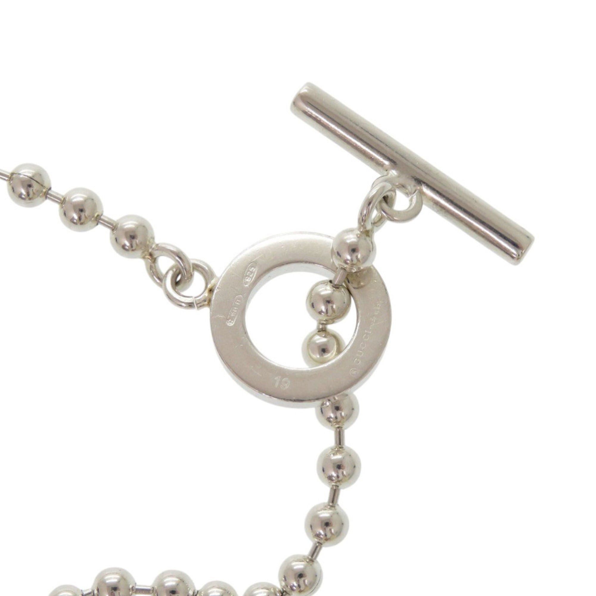 Gucci Gucci G Charm Ball Chain Bracelet, Sterling Silver 925, 0715GUCCI Size ONE SIZE - 7 Thumbnail