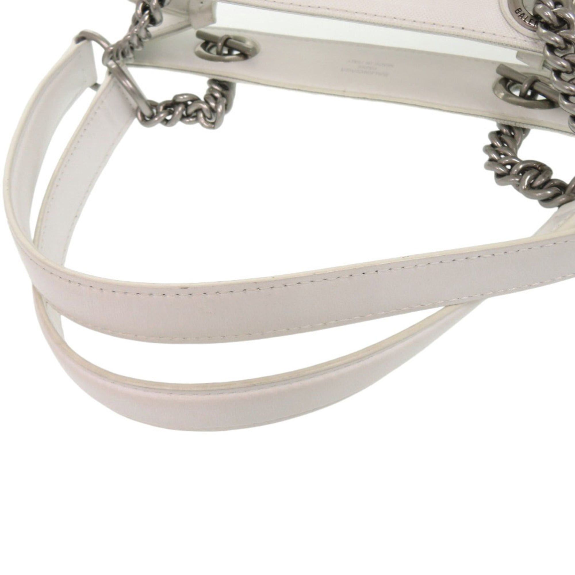 Balenciaga Balenciaga Duty Free 741603 Mesh Leather White Tote Bag 0515BALENCIAGA Size ONE SIZE - 7 Thumbnail