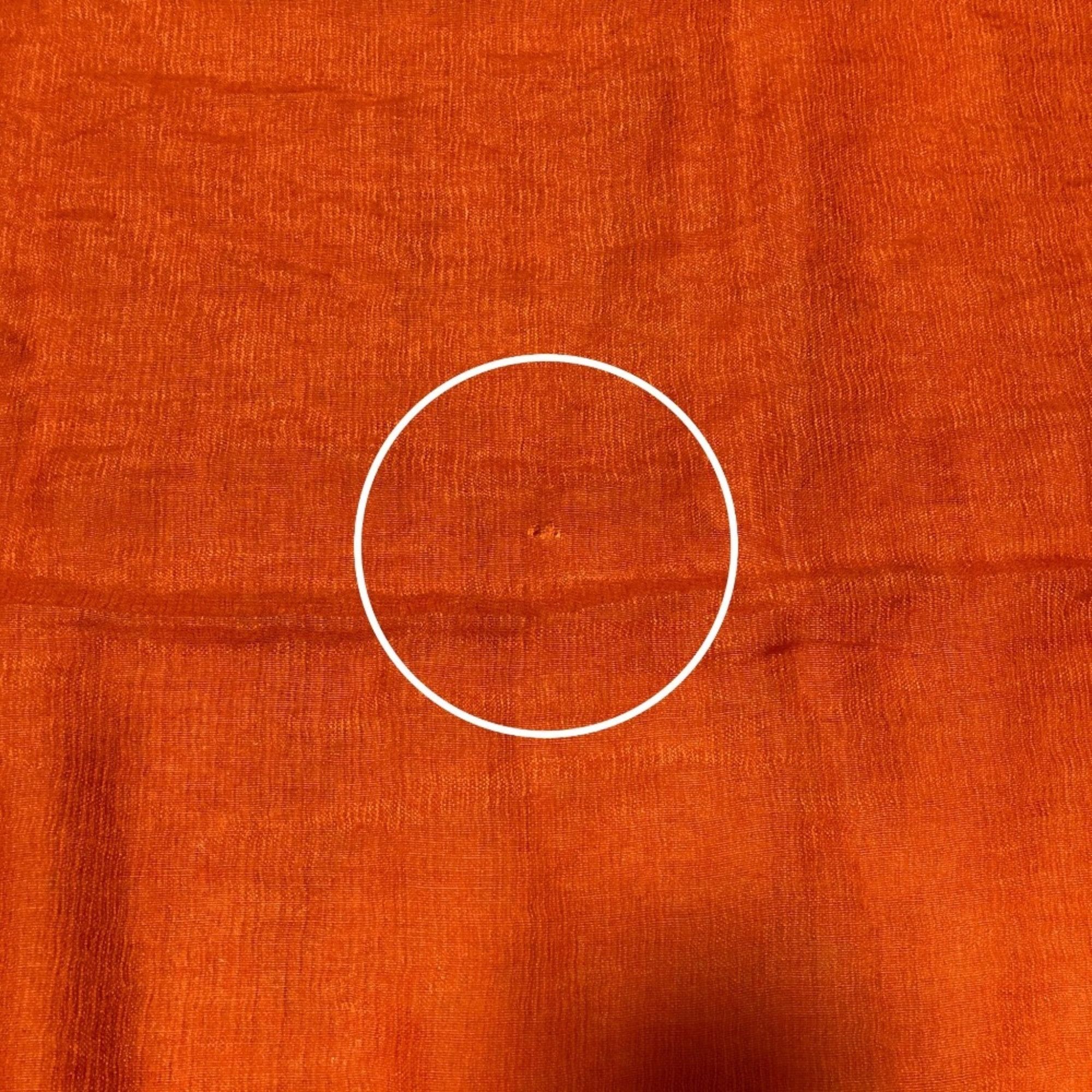 Hermes HERMES Cashmere Silk Sheer Stole Shawl Orange Women's Size ONE SIZE - 6 Thumbnail