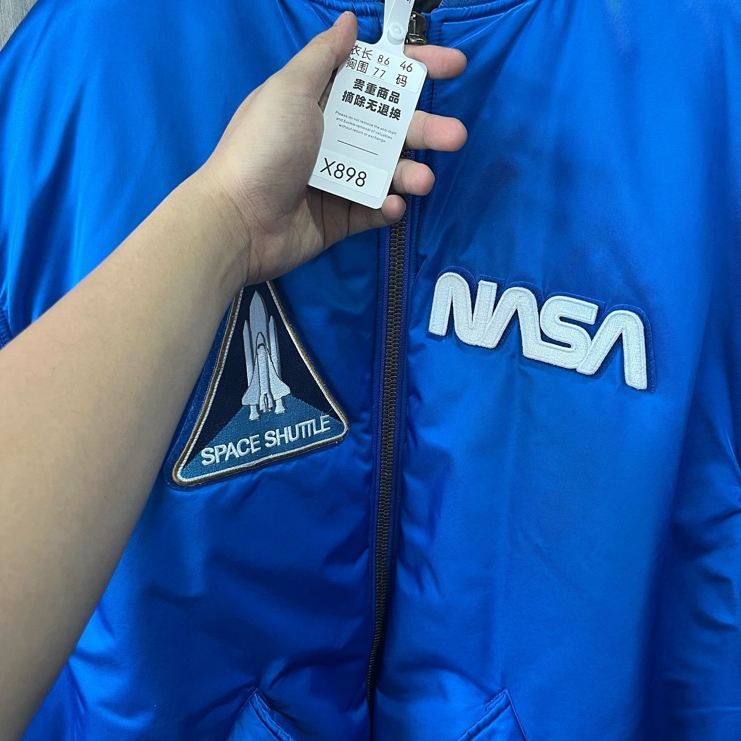 Balenciaga Balenciaga NASA Space Shuttle Bomber Jacket Size 46 Size US S / EU 44-46 / 1 - 9 Thumbnail