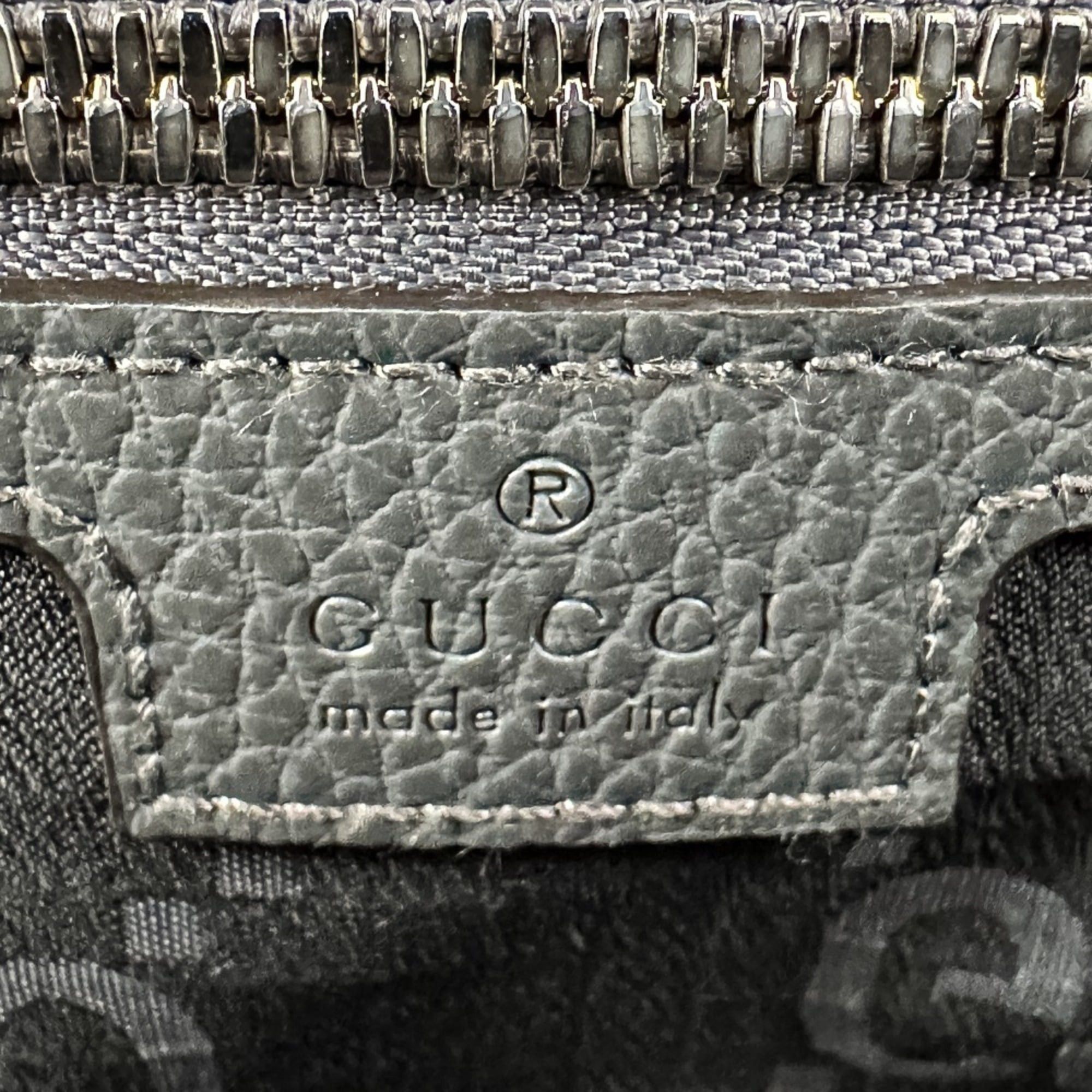 Gucci GUCCI ECONYLON GG Polyester Shoulder Bag, Medium, 767931 520981, Gray, Men's/Women's Size ONE SIZE - 11 Thumbnail