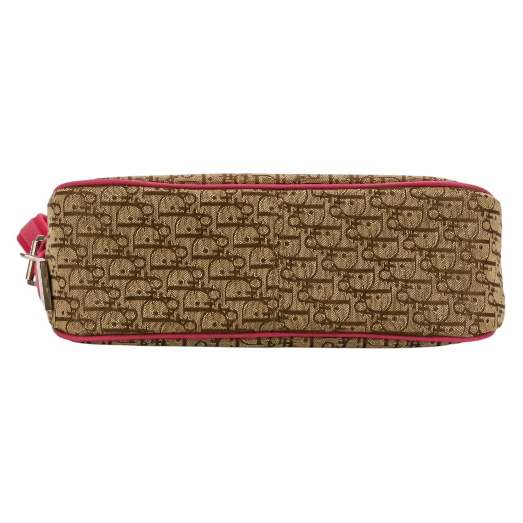 Dior Christian Dior Trotter Street Chic Handbag, Beige Pink, Women's Size ONE SIZE - 5 Thumbnail