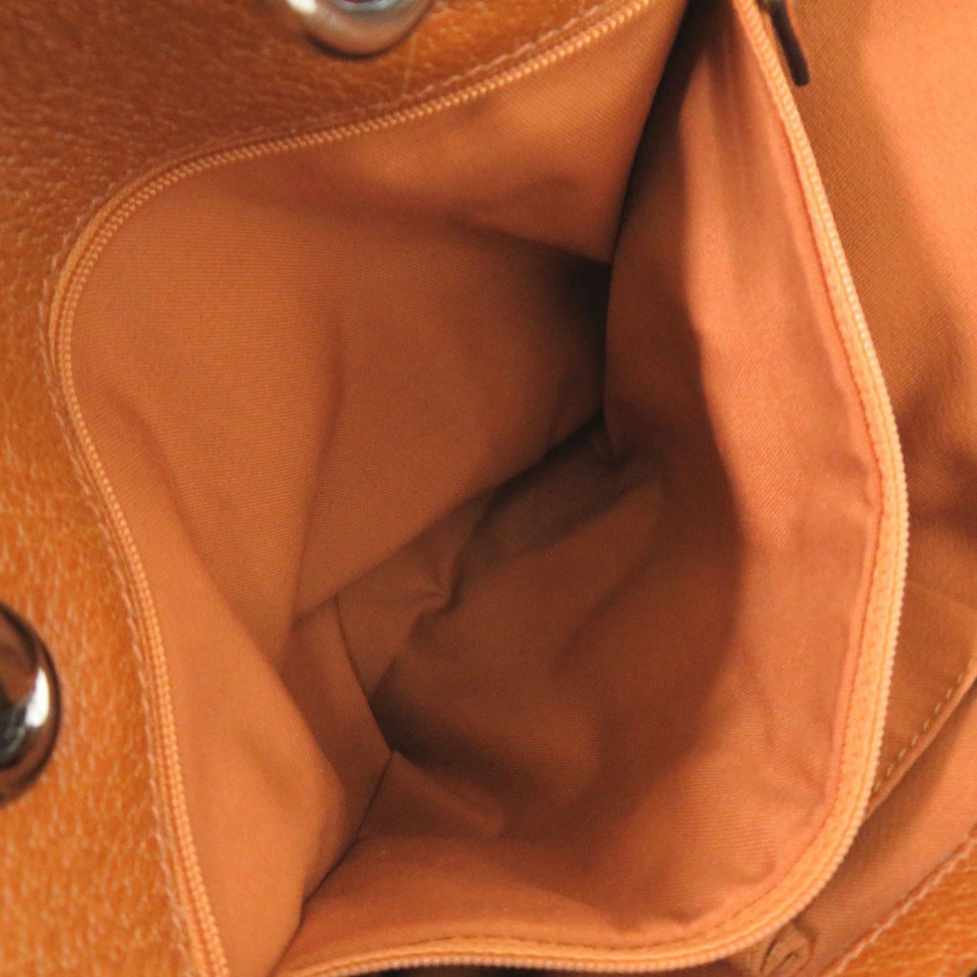 Gucci Gucci 120840 GG Canvas Leather Beige Tote Bag 0437GUCCI Size ONE SIZE - 6 Thumbnail