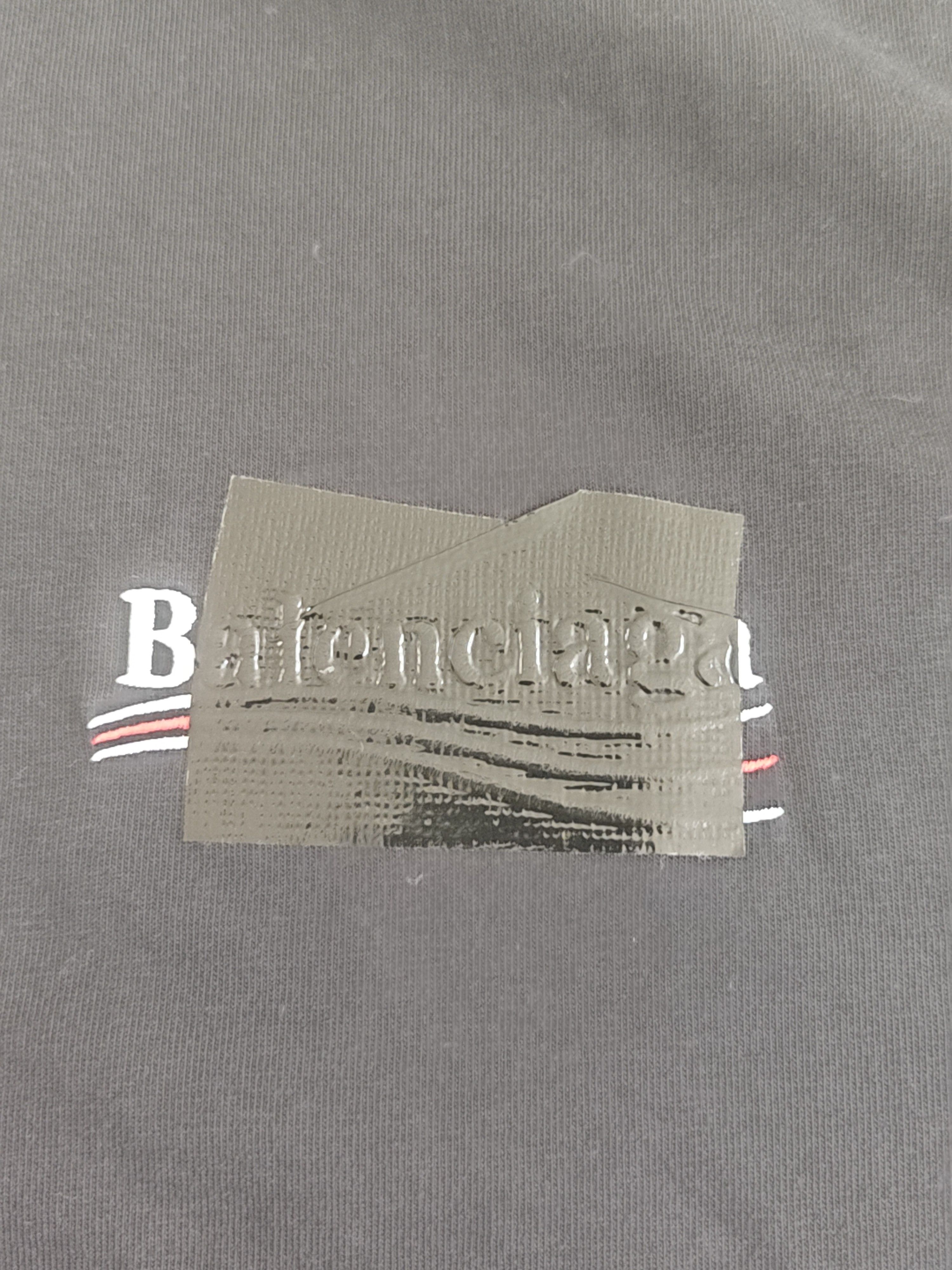 Balenciaga Balenciaga Tape Logo T-Shirt Size S Size US S / EU 44-46 / 1 - 6 Thumbnail