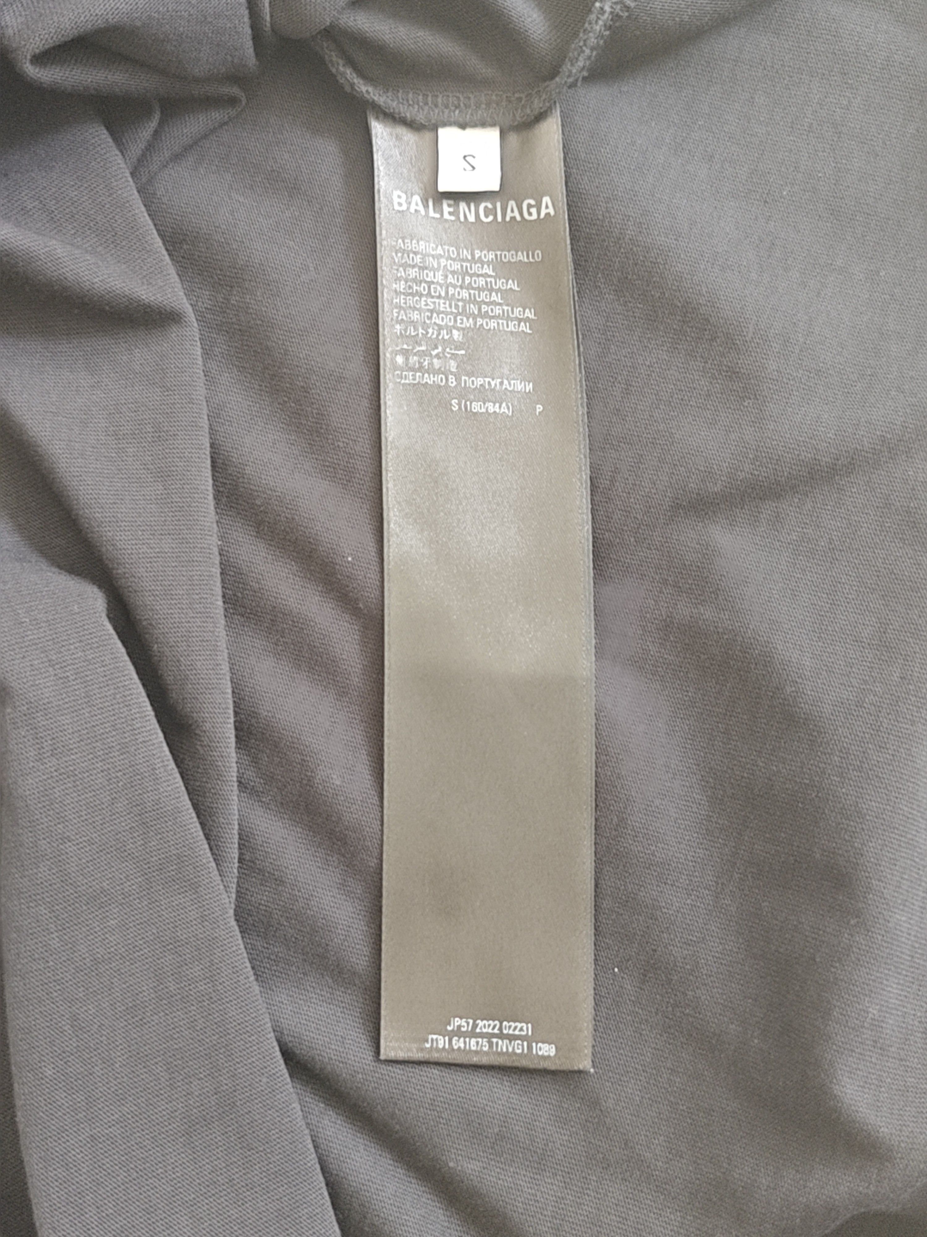 Balenciaga Balenciaga Tape Logo T-Shirt Size S Size US S / EU 44-46 / 1 - 4 Thumbnail