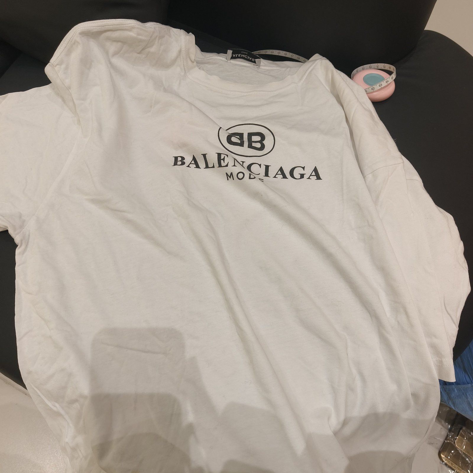Balenciaga Balenciaga Logo T-Shirt Size L Size US L / EU 52-54 / 3 - 8 Thumbnail