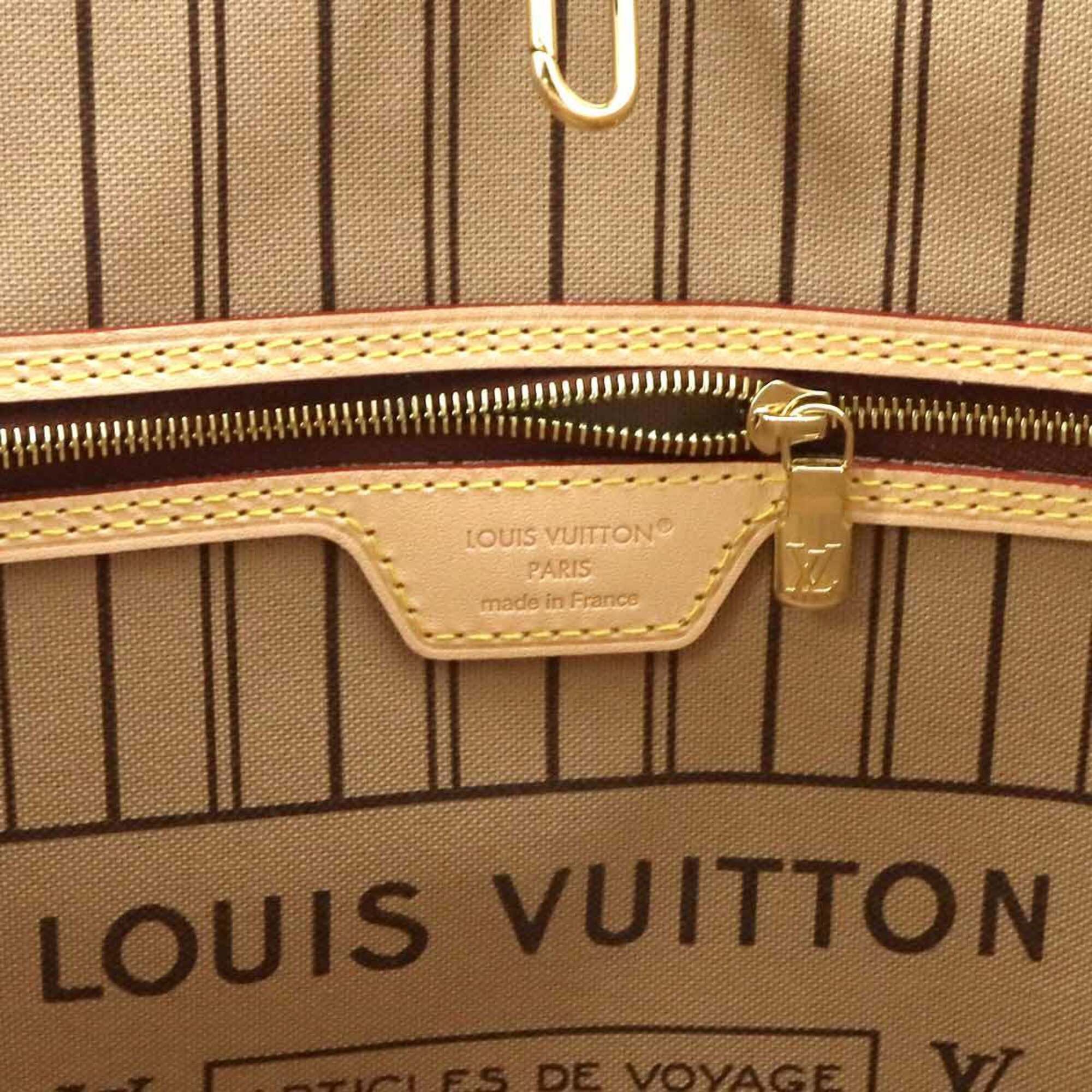 Louis Vuitton Louis Vuitton Monogram Neverfull MM Tote Handbag Brown Rose Beige M46975 RFID Size ONE SIZE - 8 Thumbnail