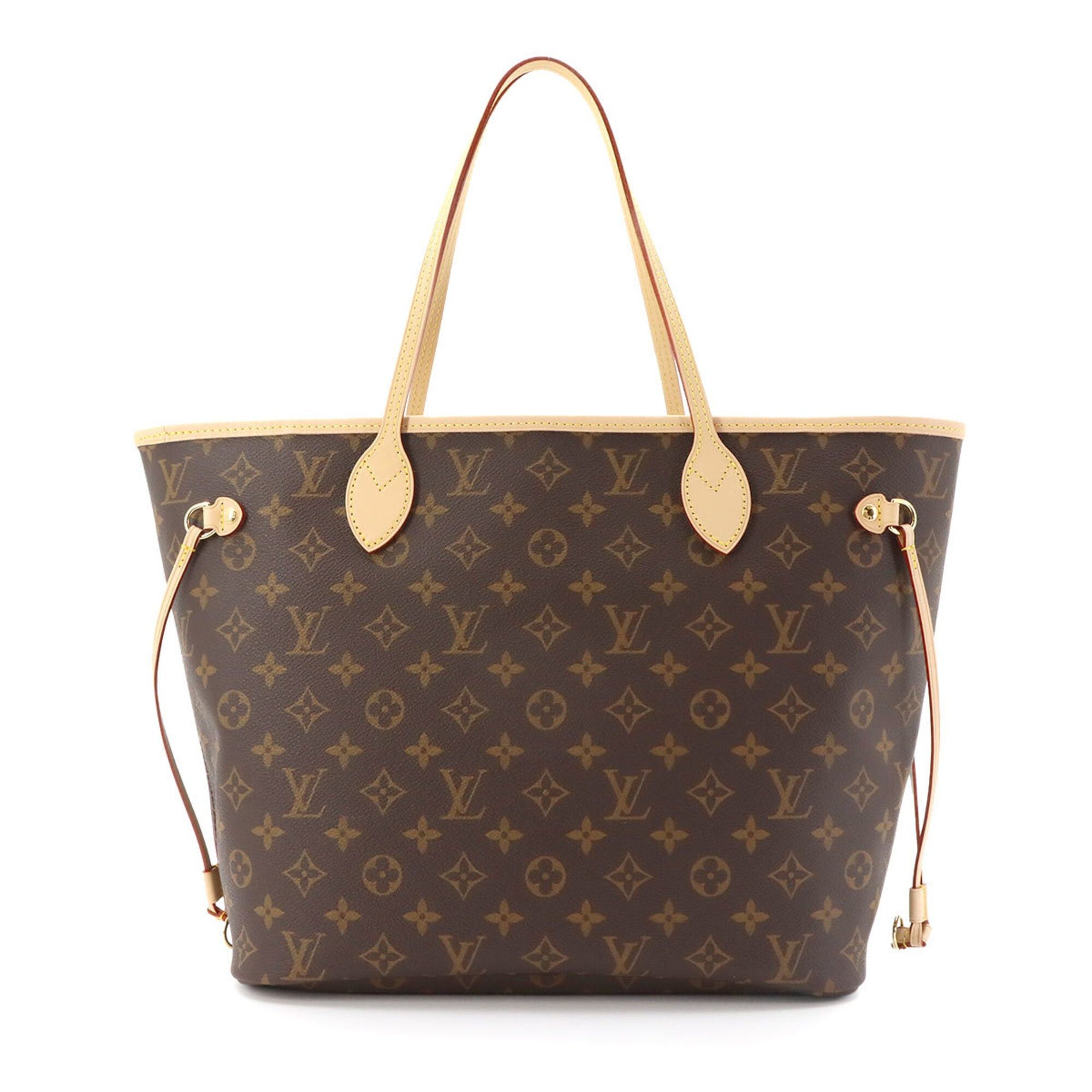 Louis Vuitton Louis Vuitton Monogram Neverfull MM Tote Handbag Brown Rose Beige M46975 RFID Size ONE SIZE - 3 Thumbnail