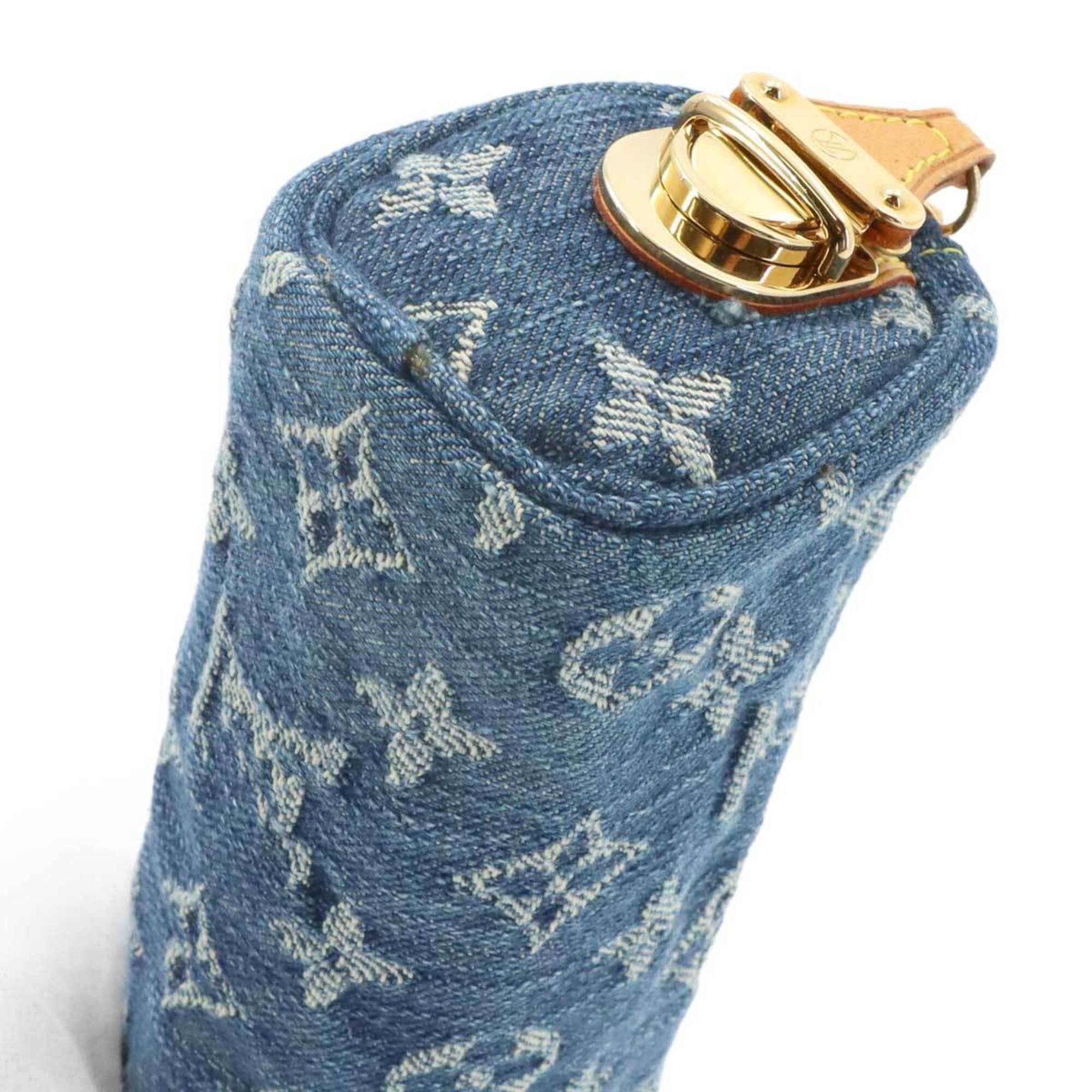 Louis Vuitton Louis Vuitton Monogram Denim Trousse Speedy GM Handbag Pouch Blue M95081 Gold Hardware Size ONE SIZE - 9 Thumbnail